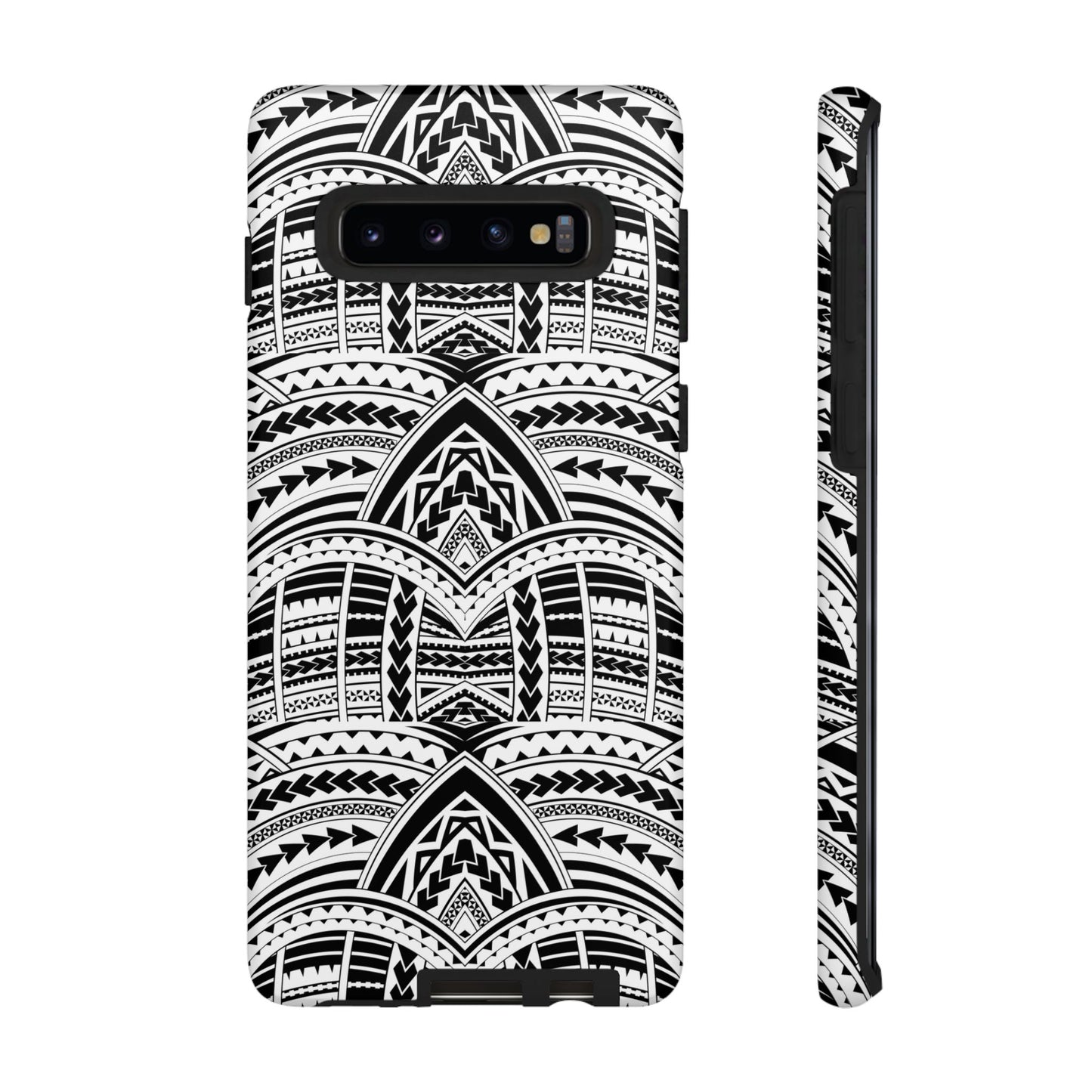 Tatoeage: telefoonhoesje met tribalpatroon voor iPhone, Samsung Galaxy en Google Pixel