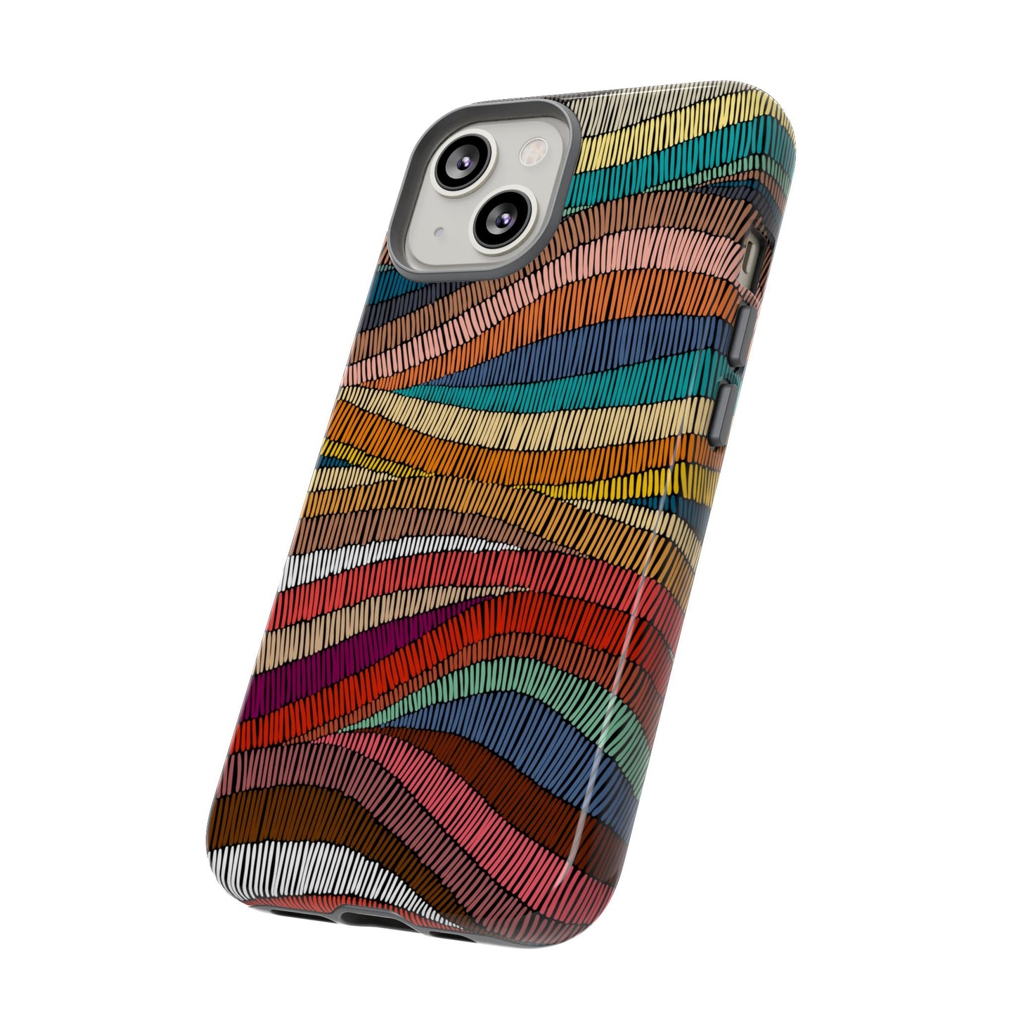 Threaded Harmony: Tapestry-inspired Phone Case for iPhone, Samsung Galaxy and Google Pixel devices