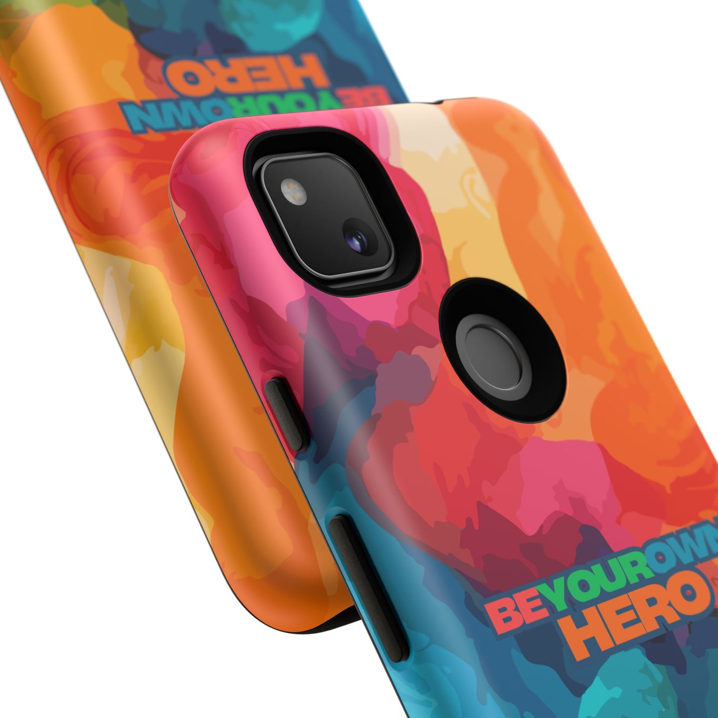 Be Your Own Hero: Tough Case for iPhone, Samsung Galaxy and Google Pixel