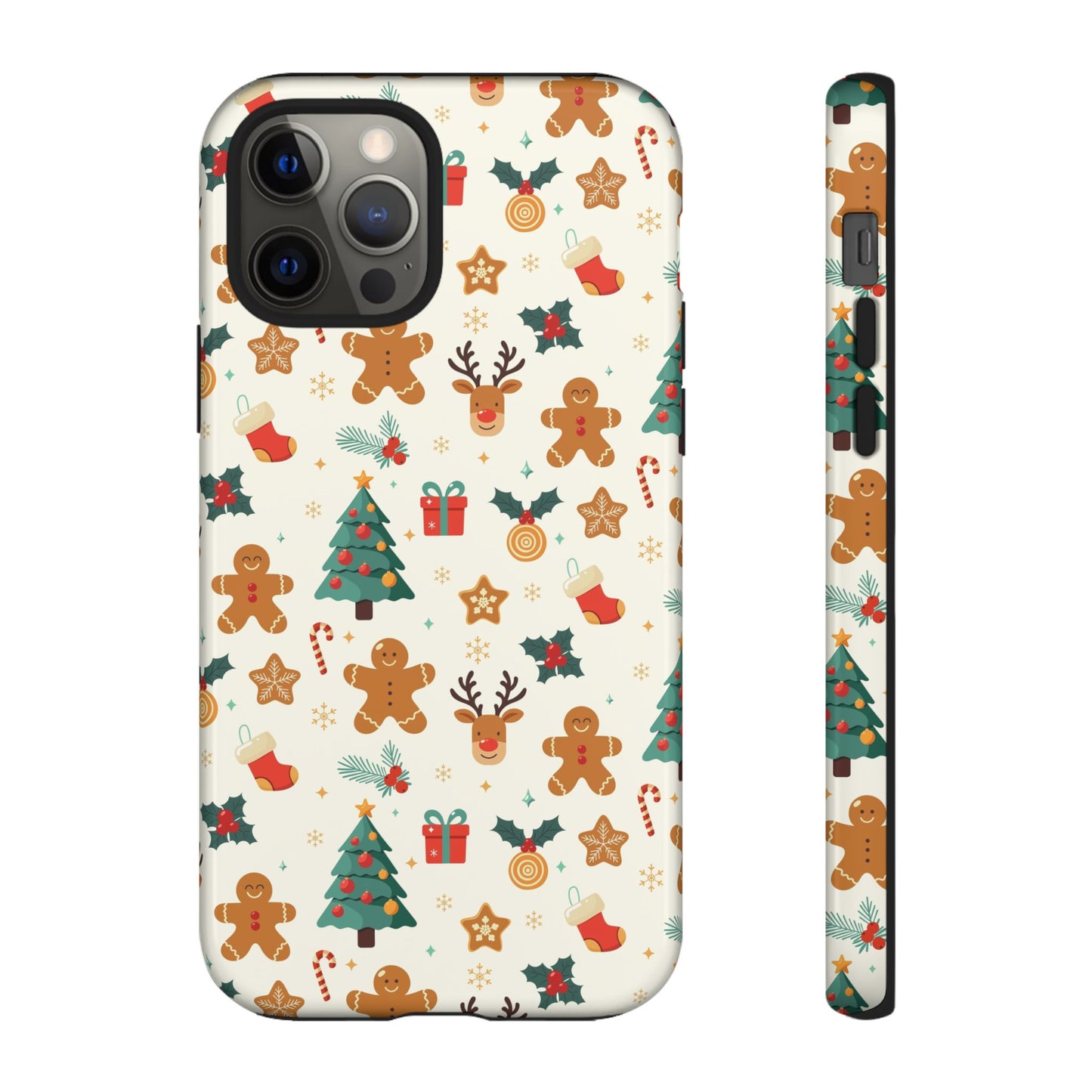 Gingerbread Holidays: Xmas-themed phone case for iPhone, Samsung and Google Pixel