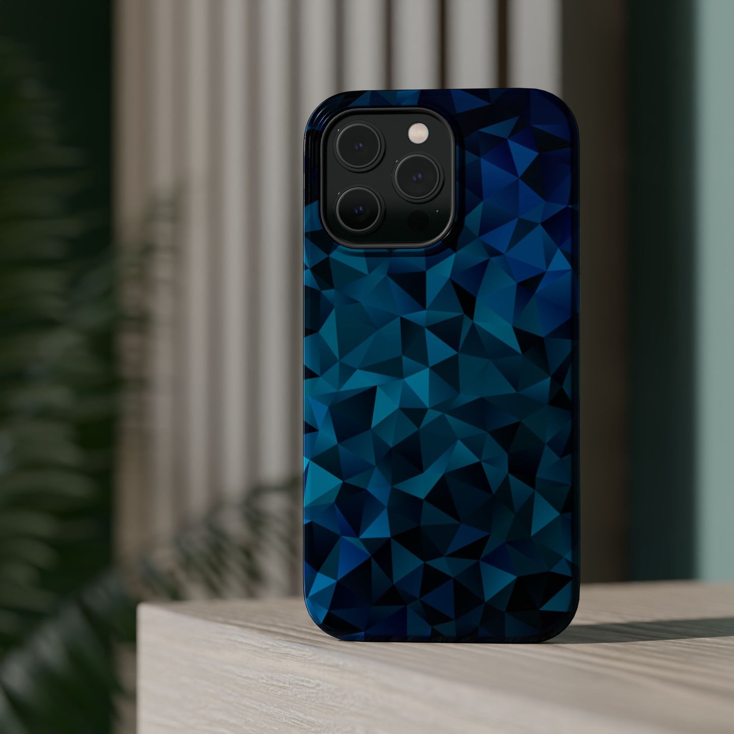 Blue Diamonds (MagSafe version): Elegant phone case for iPhone