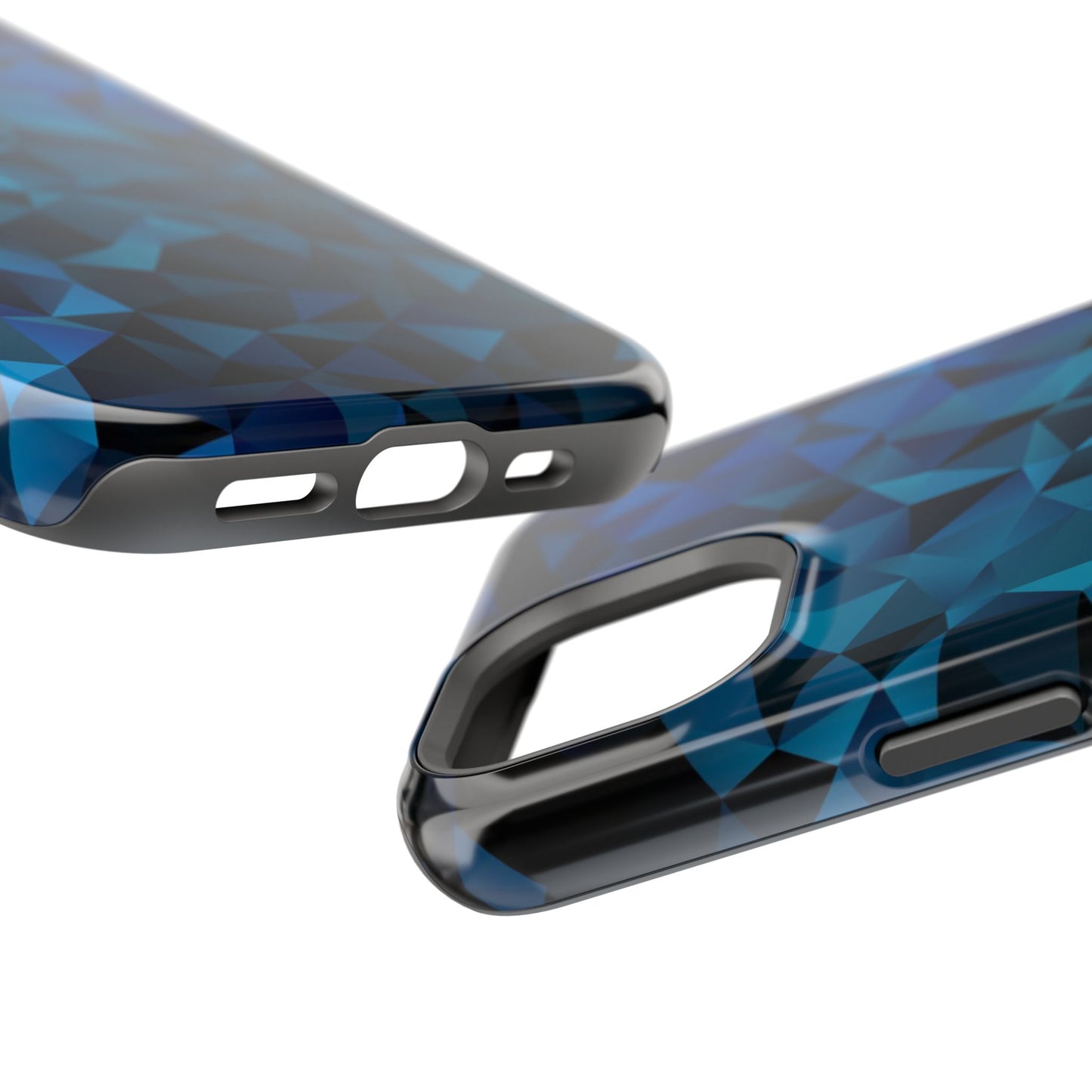 Blue Diamonds (MagSafe version): Elegant phone case for iPhone