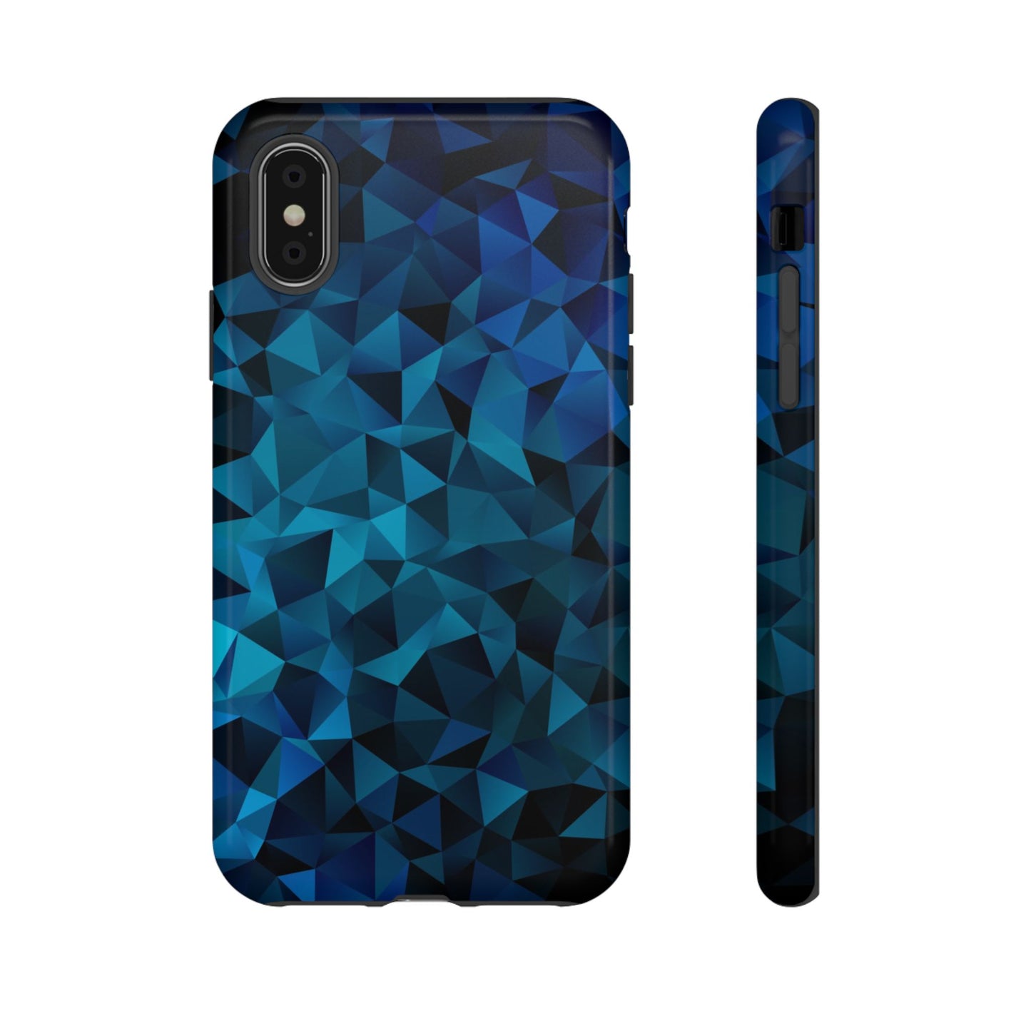 Blue Diamonds: Phone Case with Elegant Prints for iPhone, Samsung Galaxy and Google Pixel devices