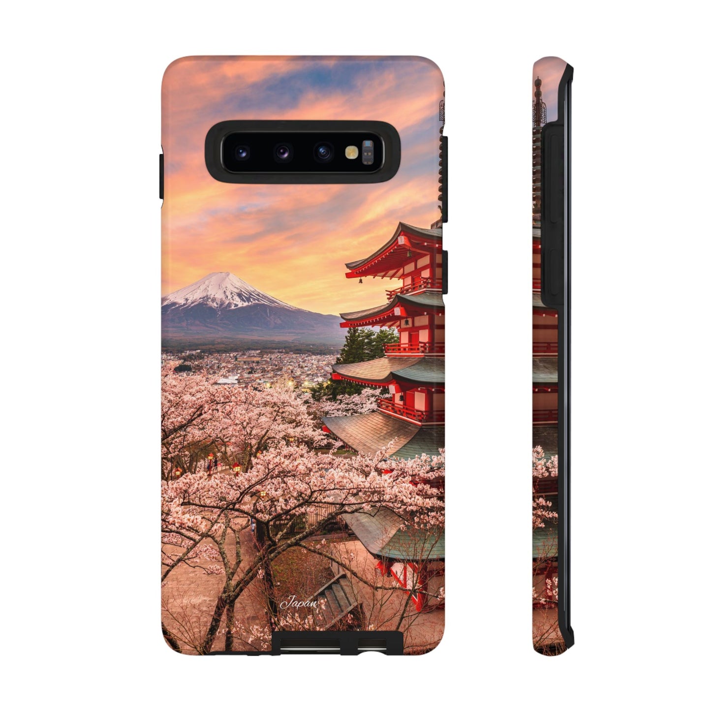 Cherry Blossoms Mt. Fuji phone case for iPhone, Galaxy and Pixel devices