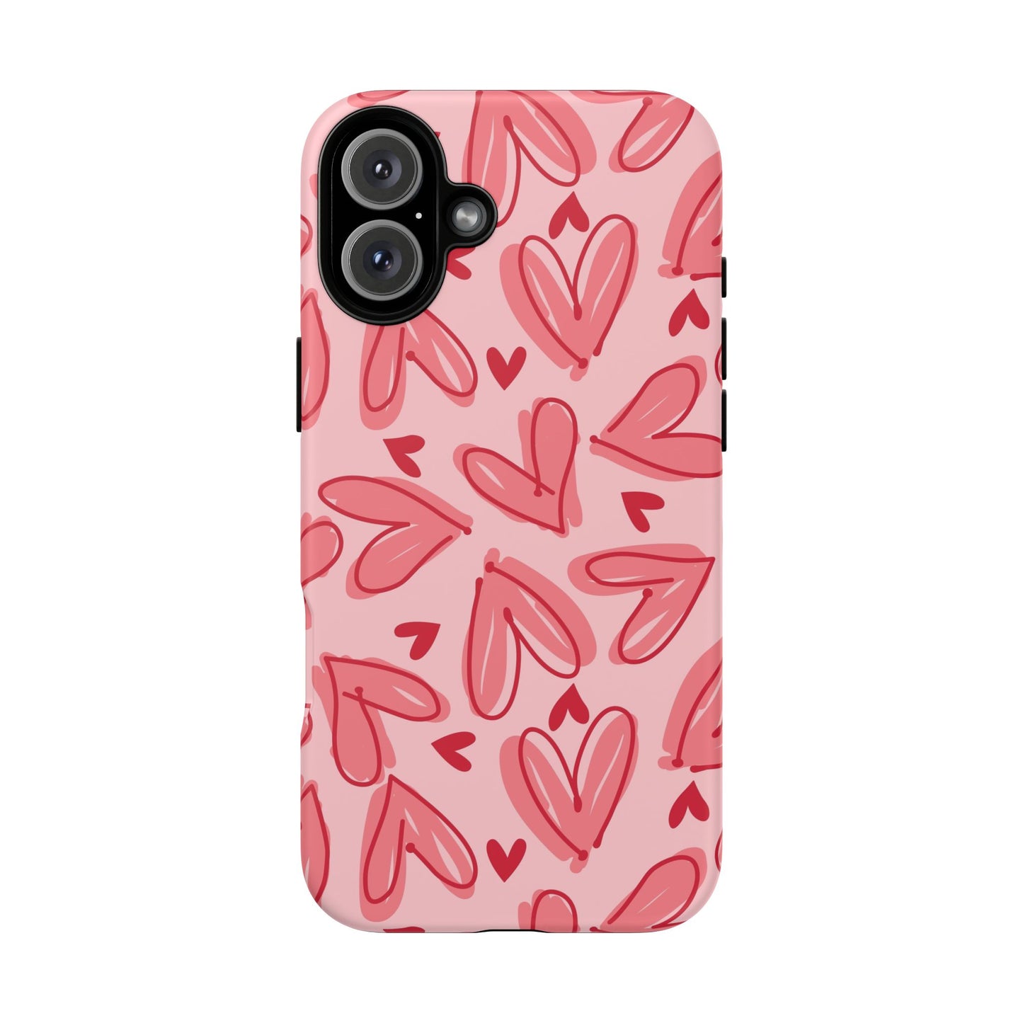 Hearts: Tough Case for iPhone, Samsung Galaxy and Google Pixel devices
