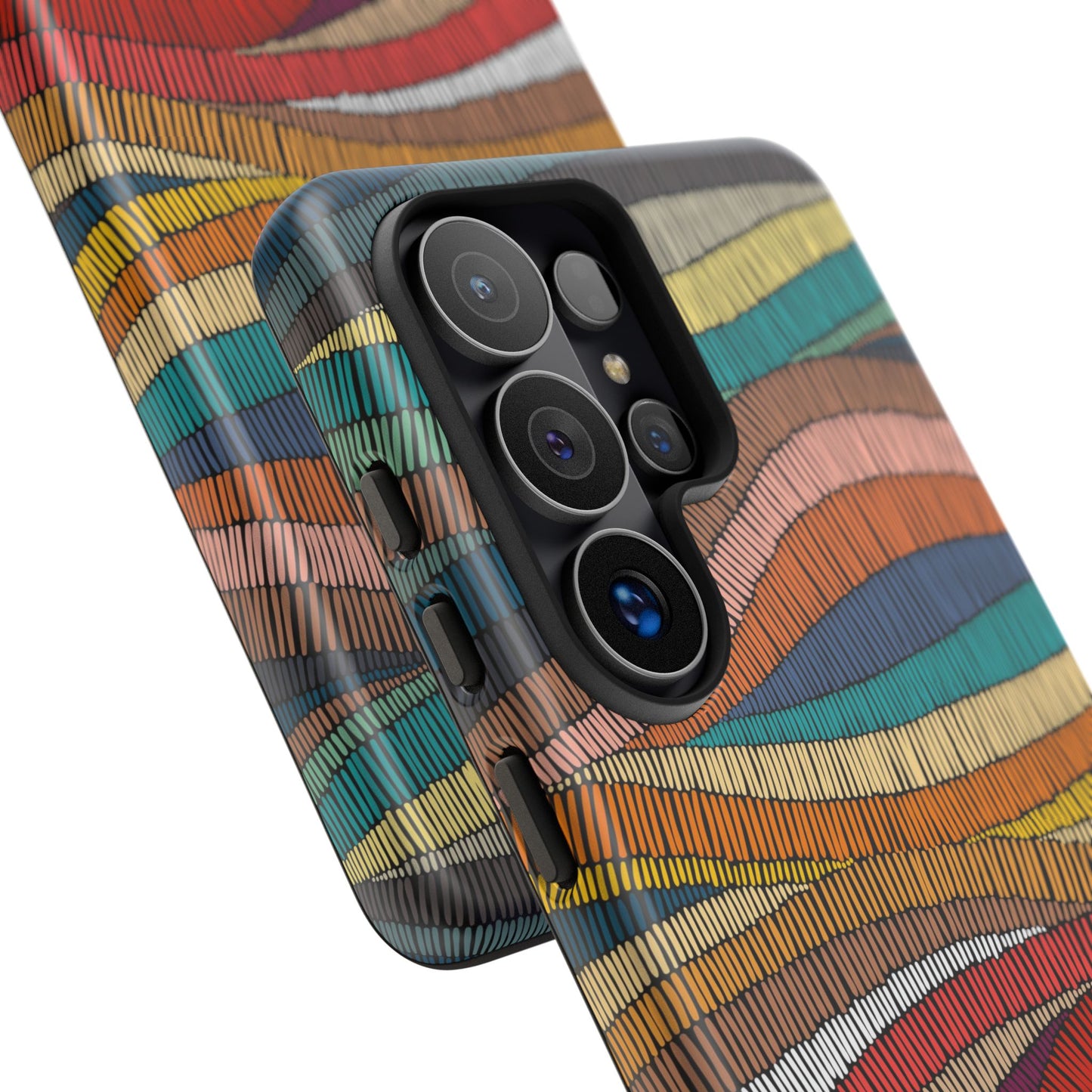 Threaded Harmony: Tapestry-inspired Phone Case for iPhone, Samsung Galaxy and Google Pixel devices
