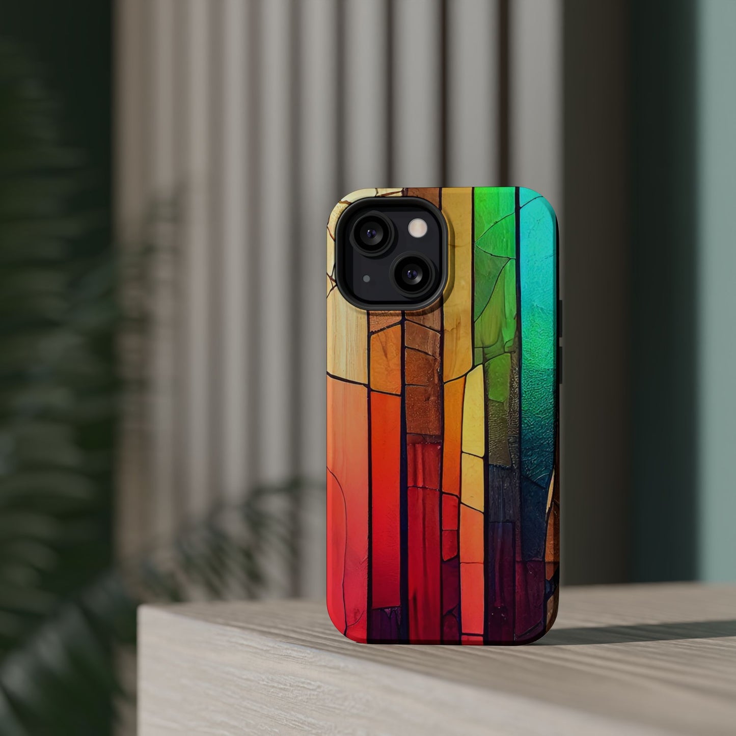 Stained Glass Design MagSafe Case for iPhone