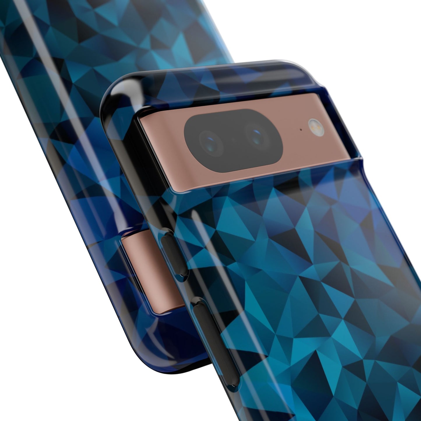 Blue Diamonds: Phone Case with Elegant Prints for iPhone, Samsung Galaxy and Google Pixel devices