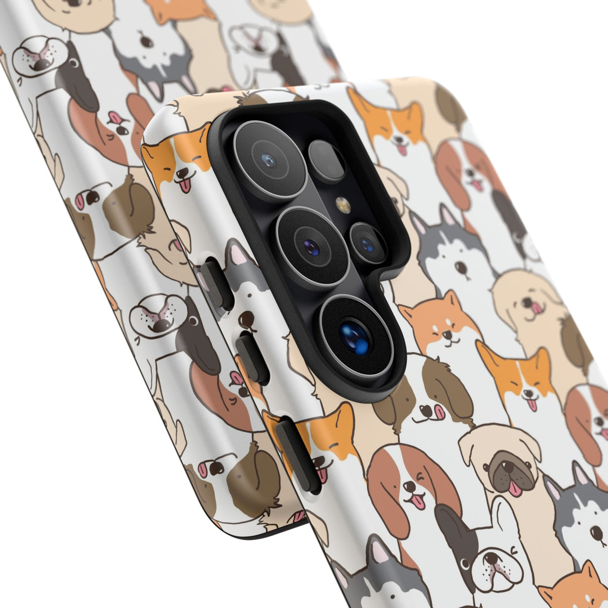 Cute Dogs Charm Phone Case for iPhone, Samsung Galaxy and Google Pixel devices