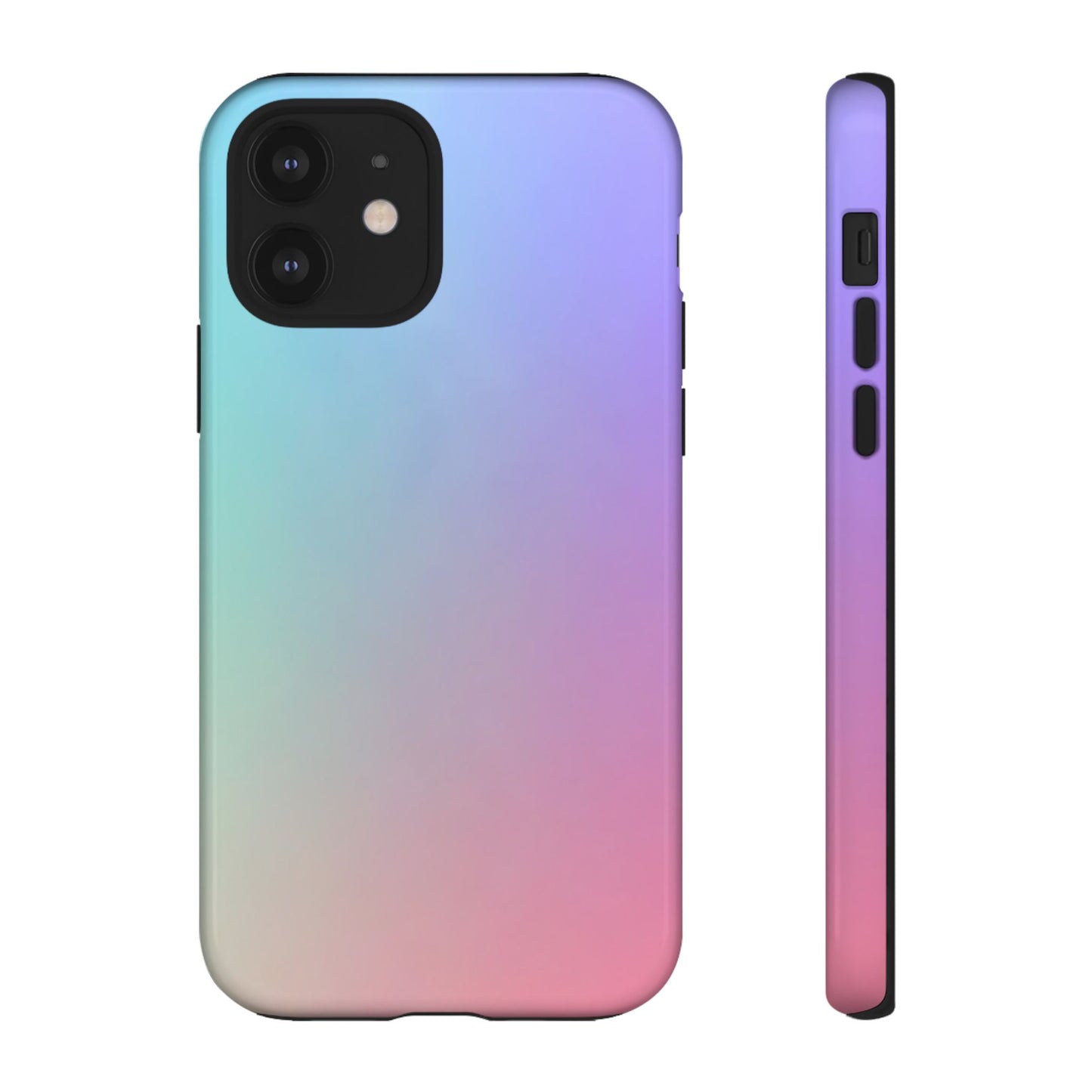 Cotton Candy: Quadcolor Pastel Gradient Tough Case for iPhone, Samsung Galaxy and Google Pixel devices