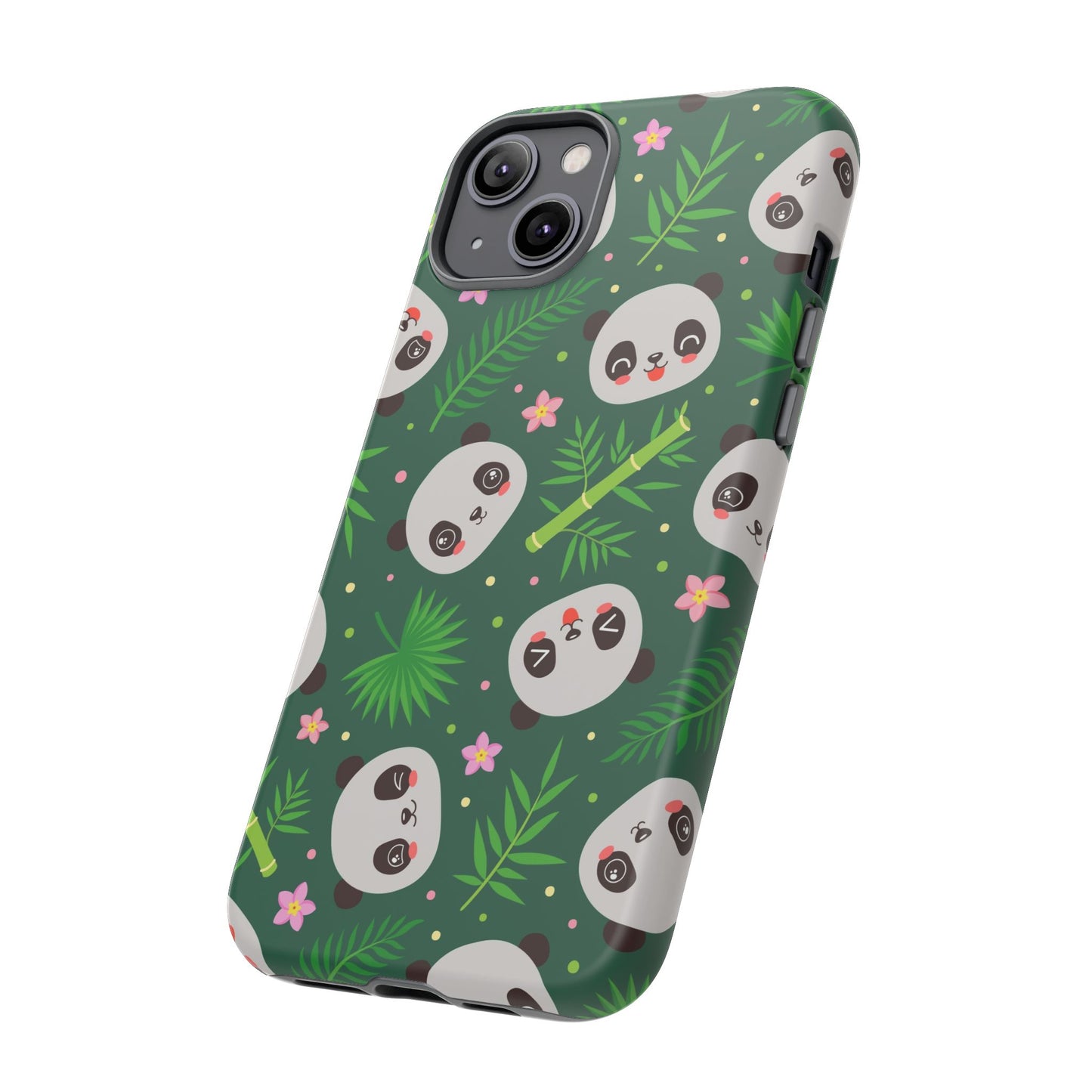Cute Panda: Tough Case for iPhone, Samsung Galaxy and Google Pixel devices