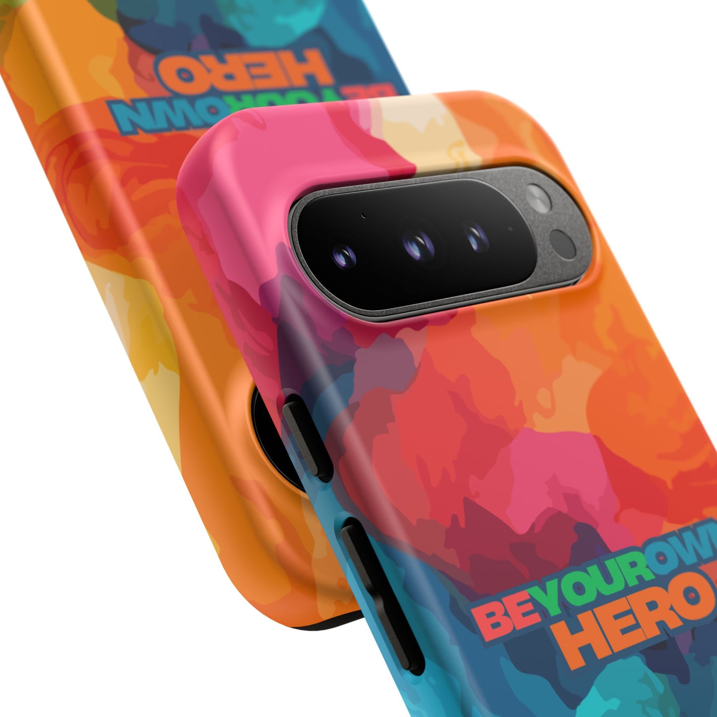 Be Your Own Hero: Tough Case for iPhone, Samsung Galaxy and Google Pixel