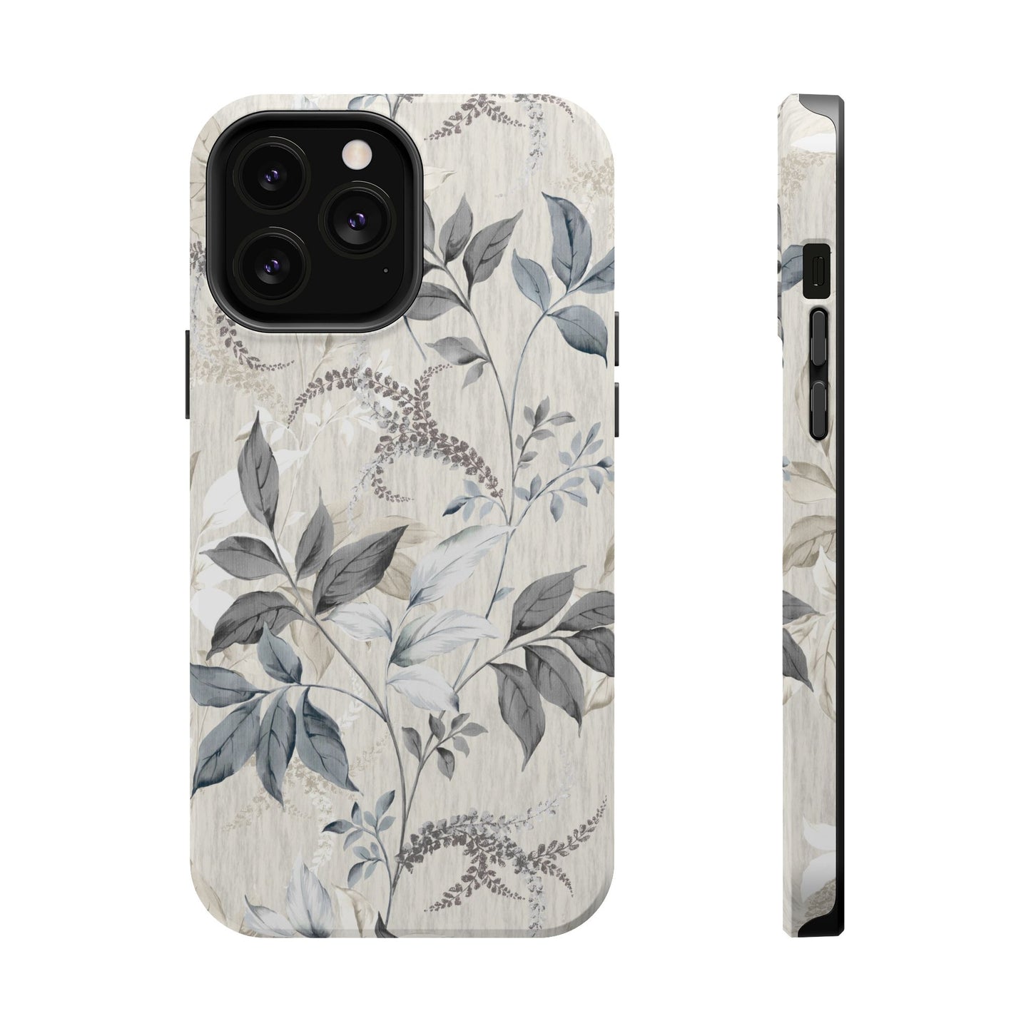 Luxury Leaves (MagSafe version): Artistic case for iPhone, Samsung Galaxy and Google Pixel