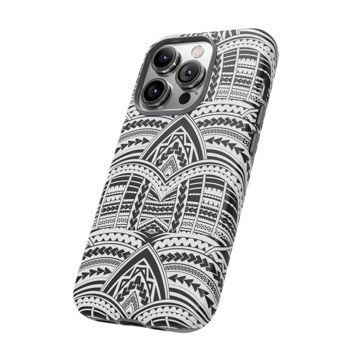 Tatoeage: telefoonhoesje met tribalpatroon voor iPhone, Samsung Galaxy en Google Pixel