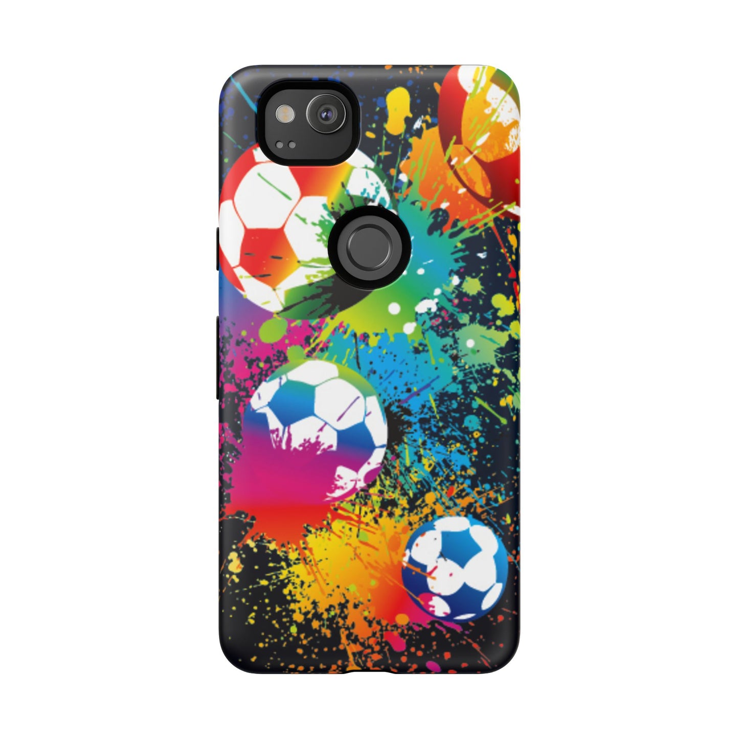 Footballer's Phone Case: Vibrant Case for iPhone, Samsung Galaxy and Google Pixel devices