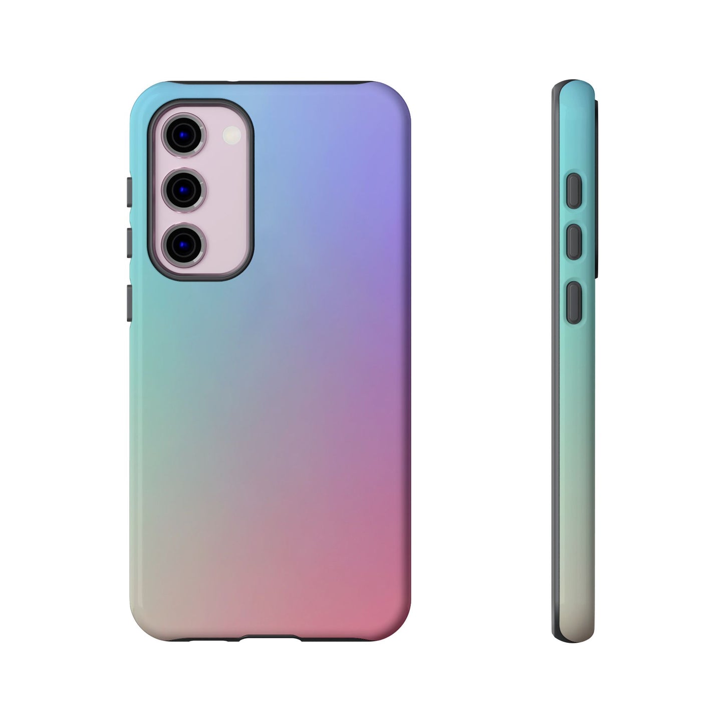 Cotton Candy: Quadcolor Pastel Gradient Tough Case for iPhone, Samsung Galaxy and Google Pixel devices