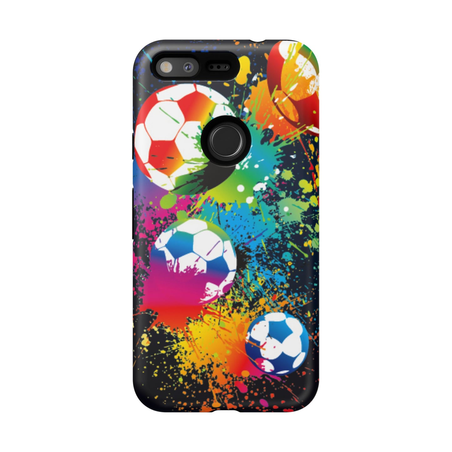 Footballer's Phone Case: Vibrant Case for iPhone, Samsung Galaxy and Google Pixel devices