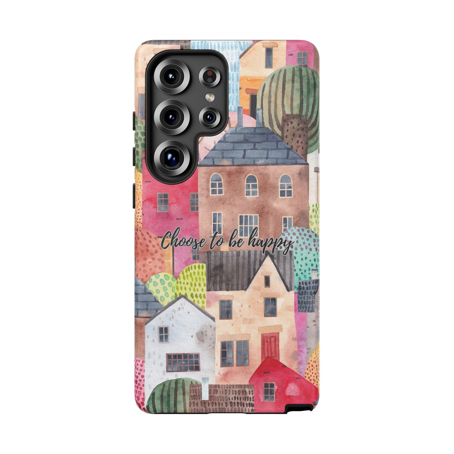 Choose to be Happy: Inspiring Case for iPhone, Samsung Galaxy and Google Pixel devices