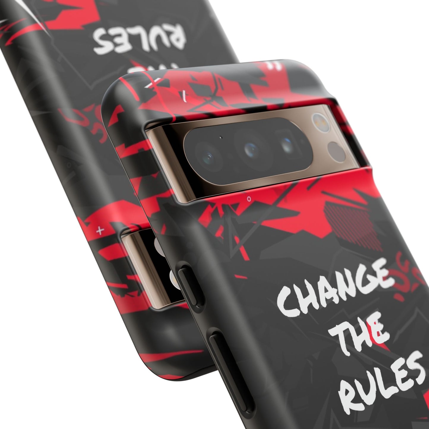 Verander de regels: stevige hoes voor iPhone-, Galaxy- en Pixel-apparaten