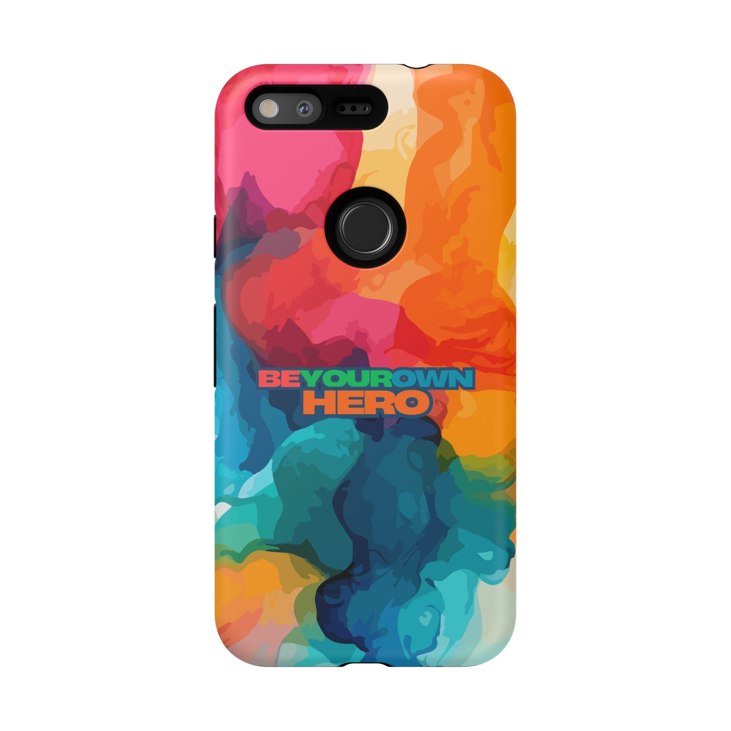 Be Your Own Hero: Tough Case for iPhone, Samsung Galaxy and Google Pixel