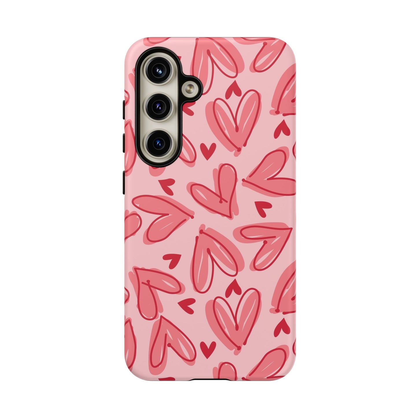 Hearts: Tough Case for iPhone, Samsung Galaxy and Google Pixel devices
