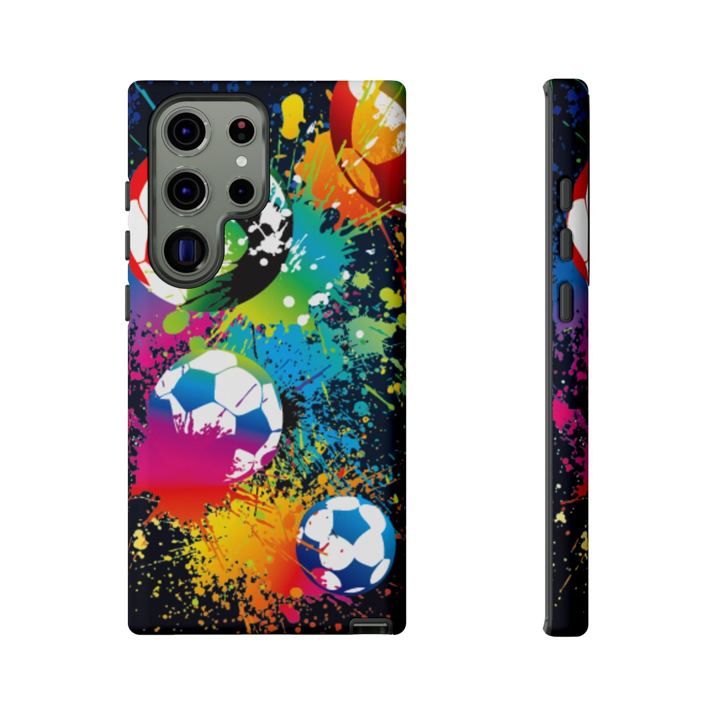 Footballer's Phone Case: Vibrant Case for iPhone, Samsung Galaxy and Google Pixel devices