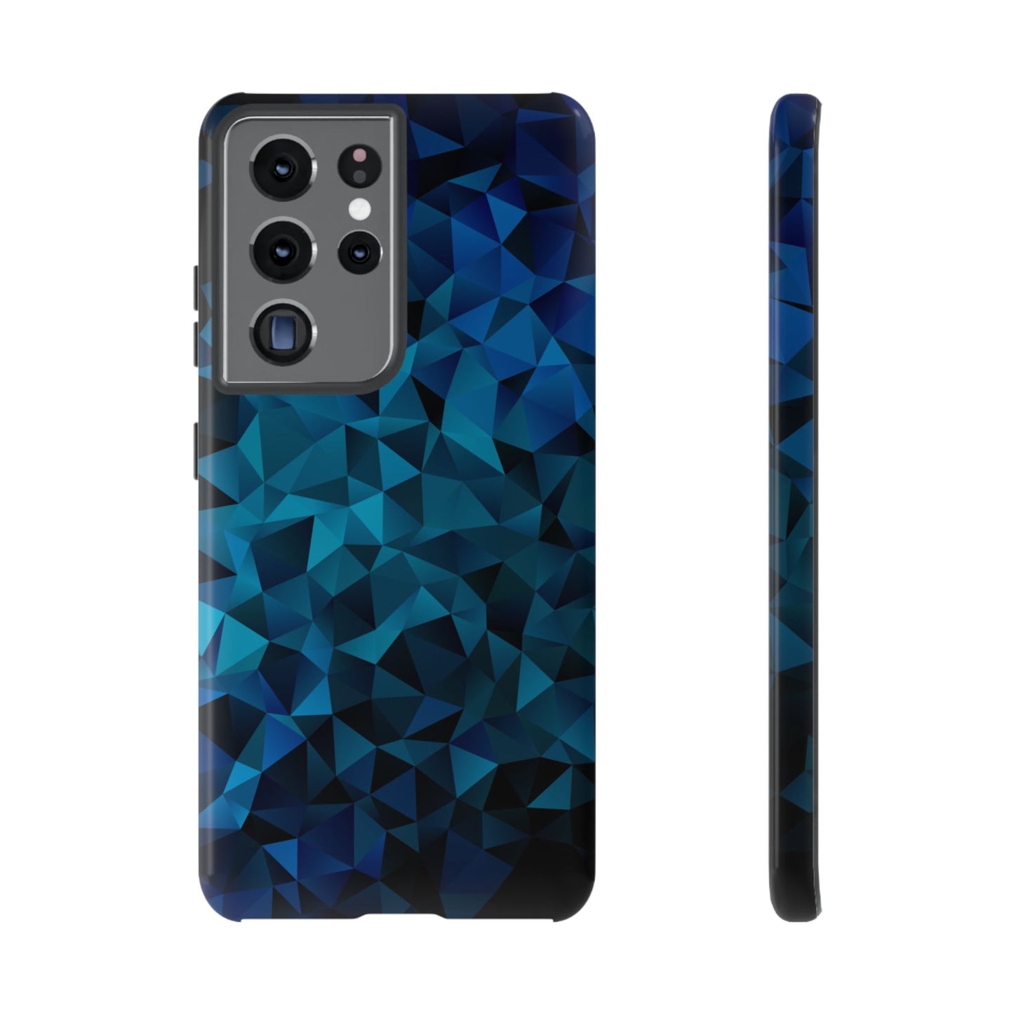 Blue Diamonds: Phone Case with Elegant Prints for iPhone, Samsung Galaxy and Google Pixel devices