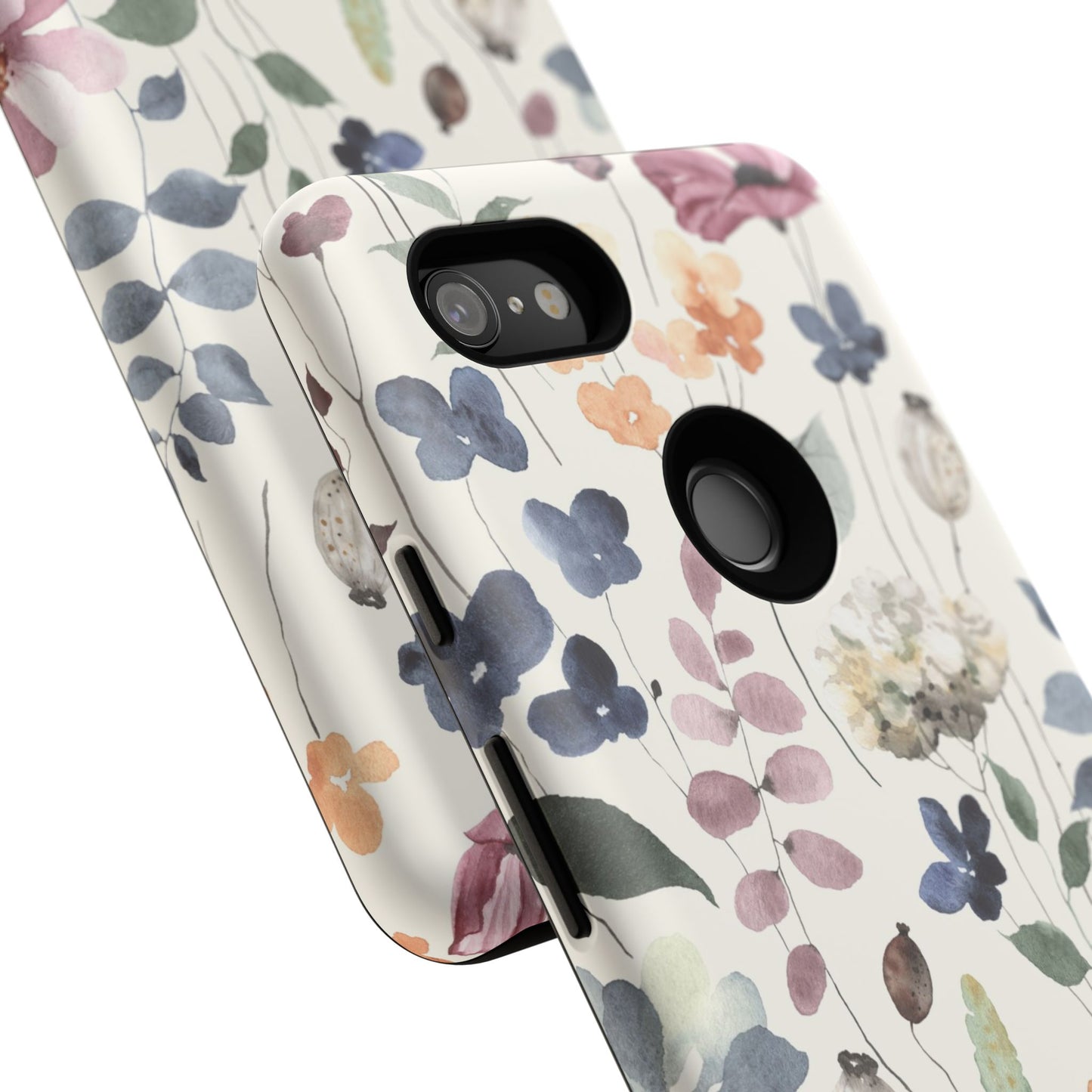Floral prints phone case for iPhone, Samsung Galaxy and Pixel devices