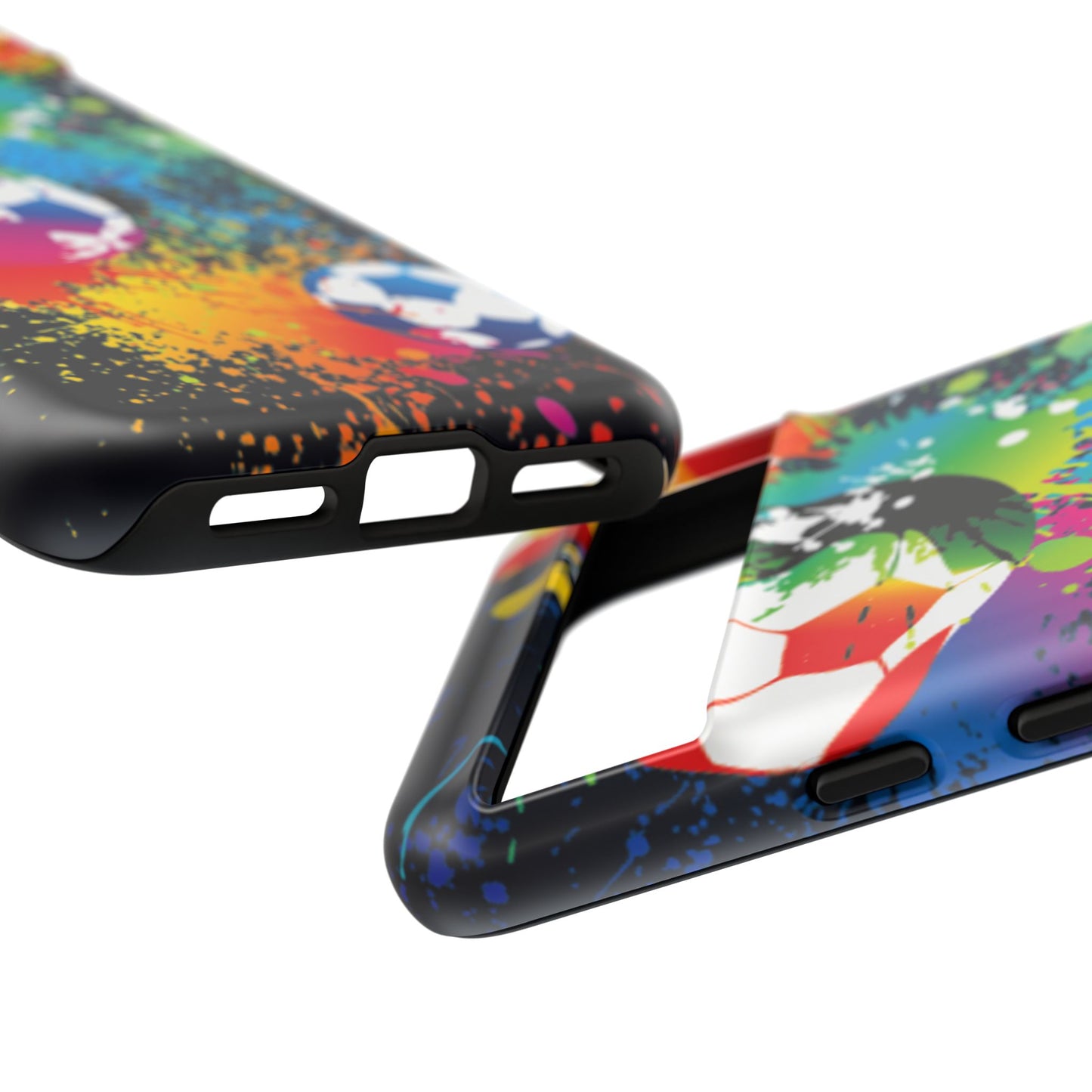 Footballer's Phone Case: Vibrant Case for iPhone, Samsung Galaxy and Google Pixel devices