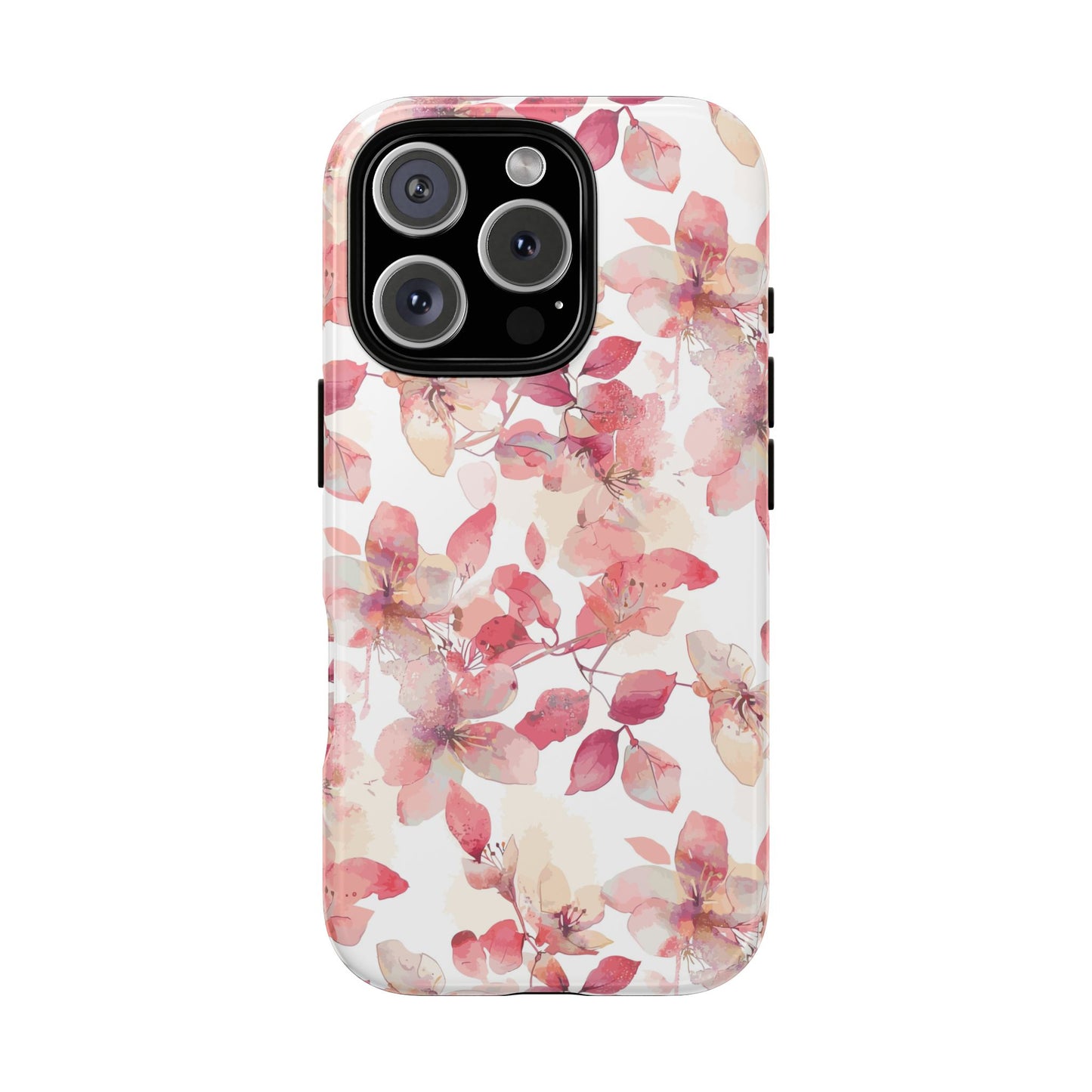 Watercolor Flowers: Tough Case for iPhone, Samsung Galaxy and Google Pixel devices