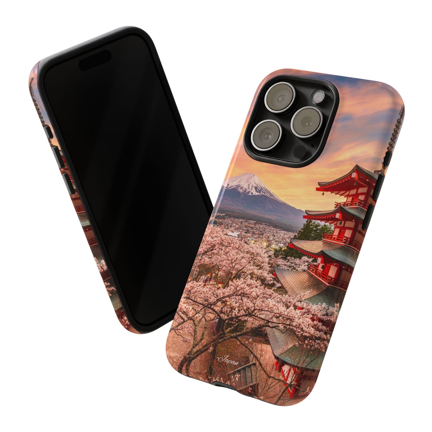 Cherry Blossoms Mt. Fuji phone case for iPhone, Galaxy and Pixel devices