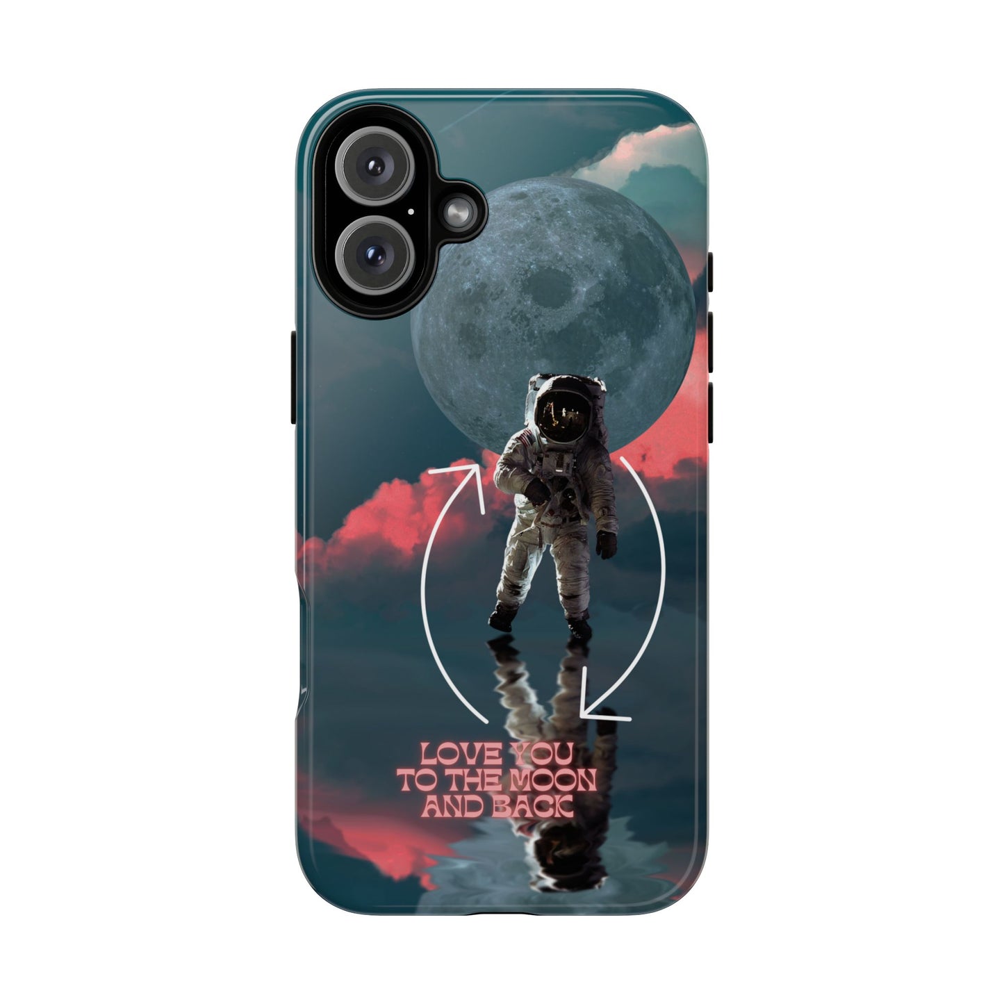Love You to the Moon and Back: Romance-themed phone case for iPhone, Samsung Galaxy and Google Pixel devices