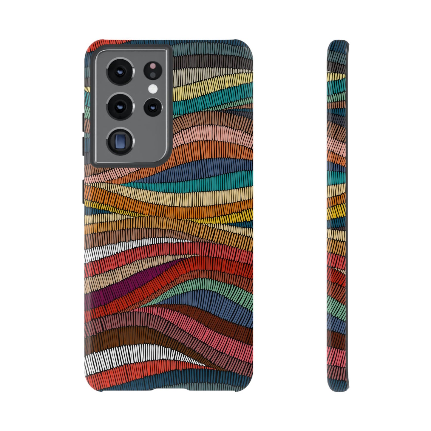 Threaded Harmony: Tapestry-inspired Phone Case for iPhone, Samsung Galaxy and Google Pixel devices