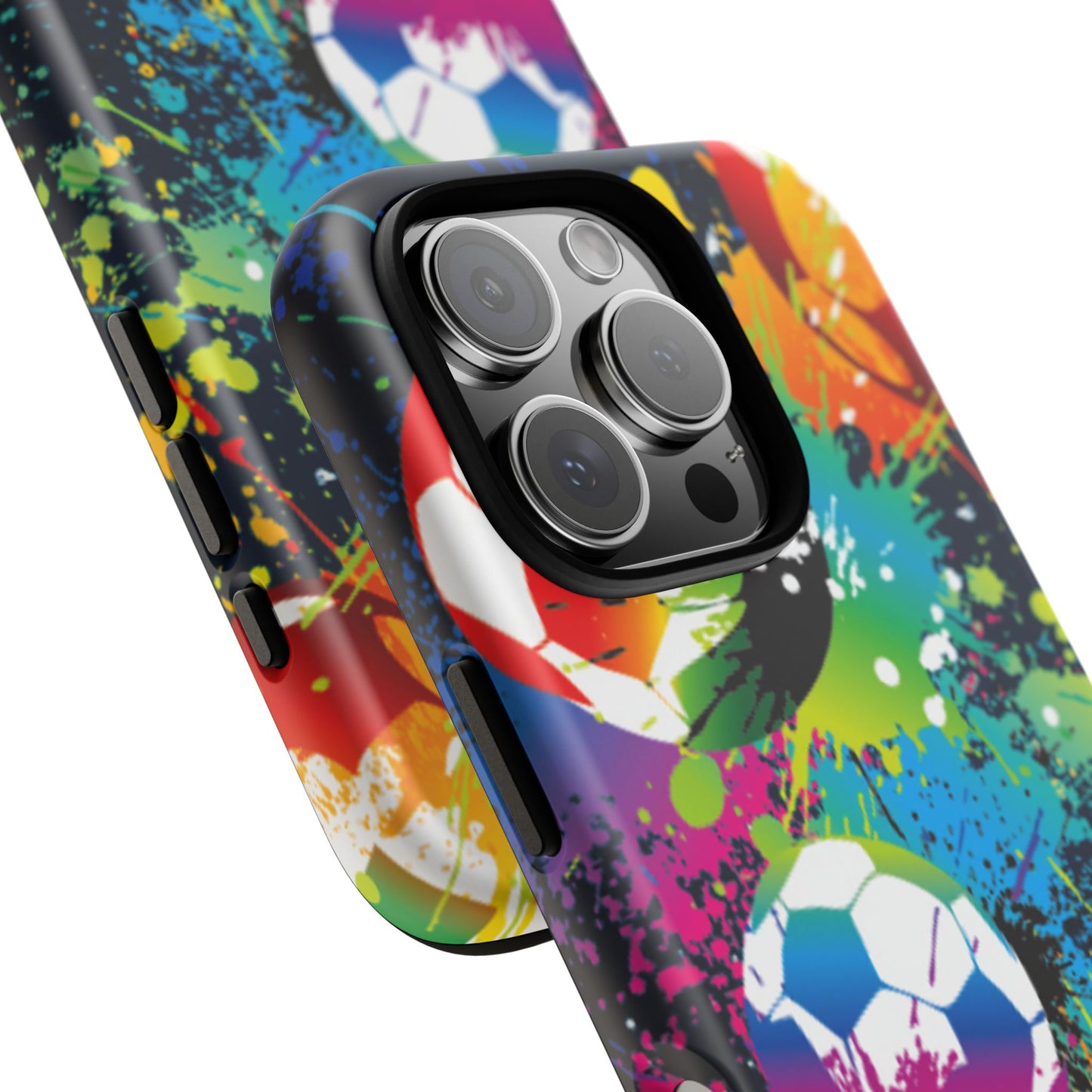 Footballer's Phone Case: Vibrant Case for iPhone, Samsung Galaxy and Google Pixel devices