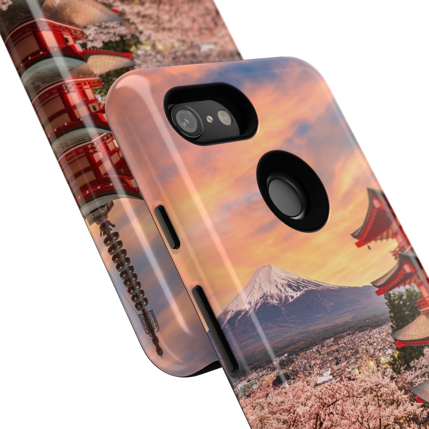 Cherry Blossoms Mt. Fuji phone case for iPhone, Galaxy and Pixel devices