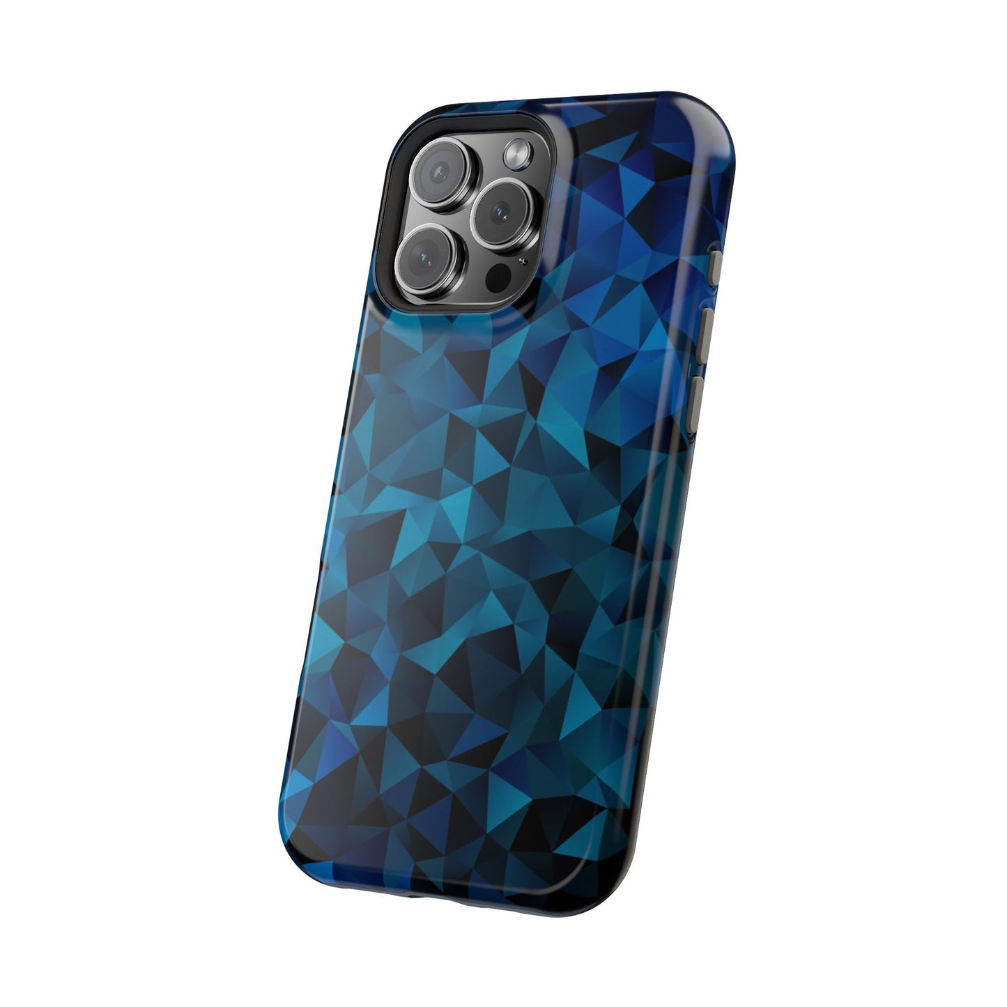 Blue Diamonds (MagSafe version): Elegant phone case for iPhone