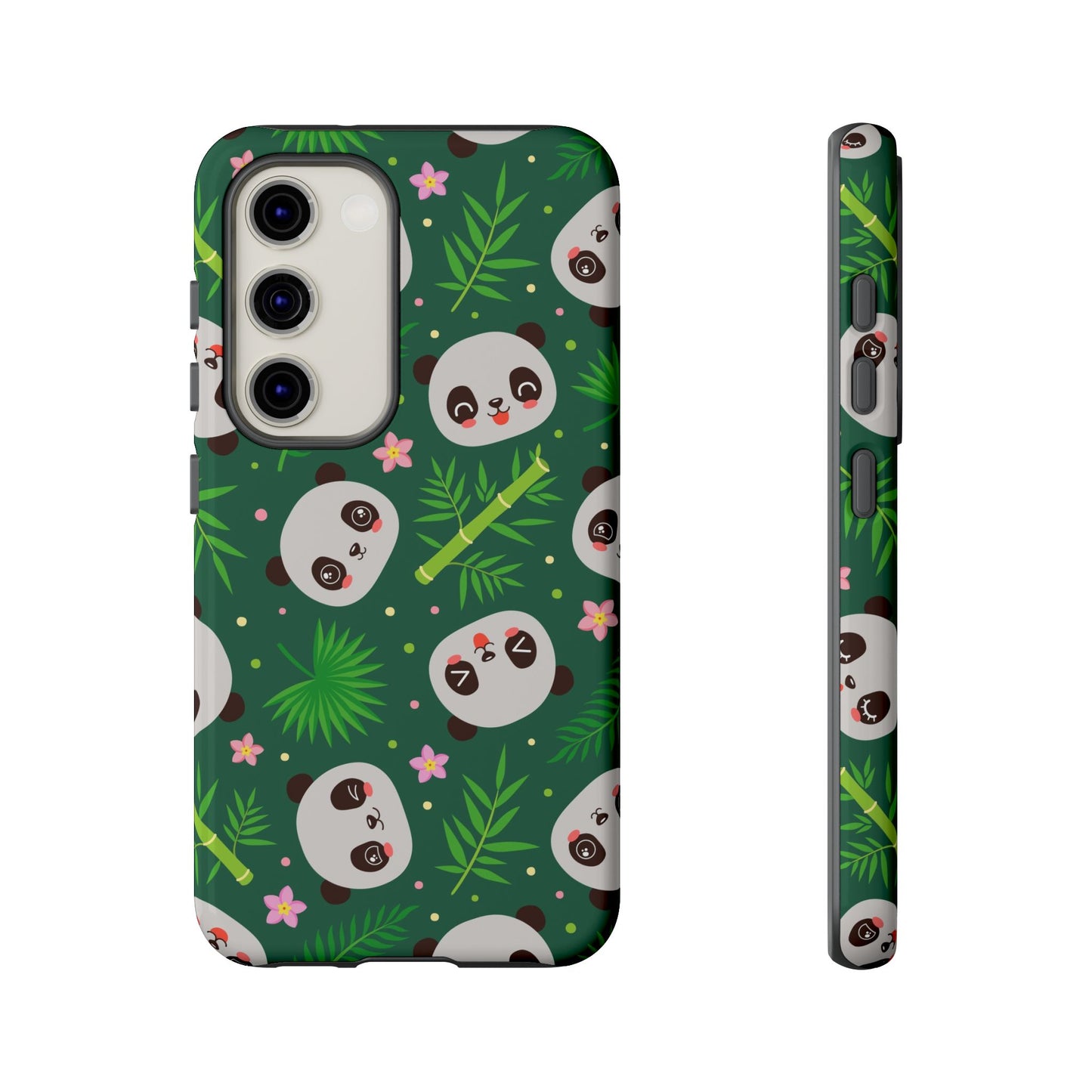 Cute Panda: Tough Case for iPhone, Samsung Galaxy and Google Pixel devices