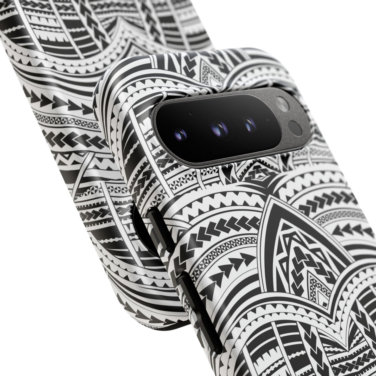 Tatoeage: telefoonhoesje met tribalpatroon voor iPhone, Samsung Galaxy en Google Pixel