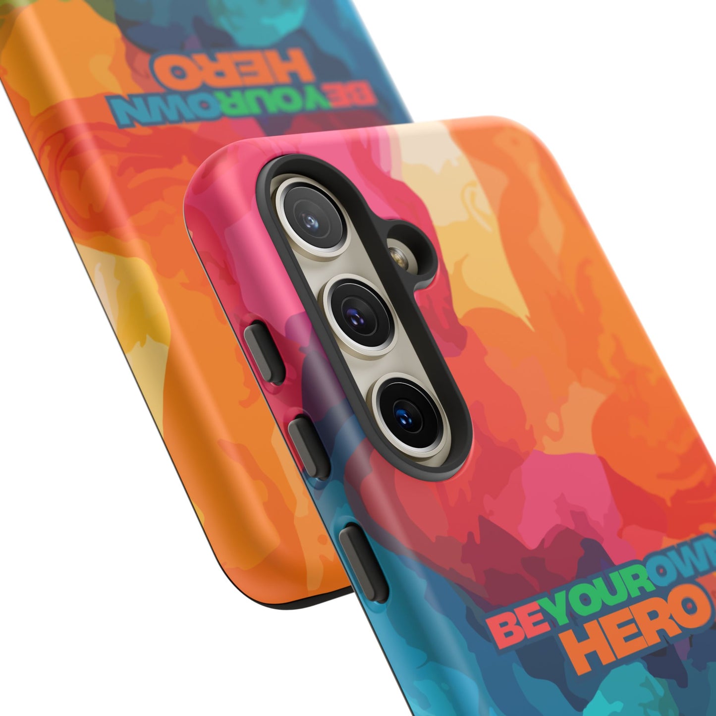 Be Your Own Hero: Tough Case for iPhone, Samsung Galaxy and Google Pixel