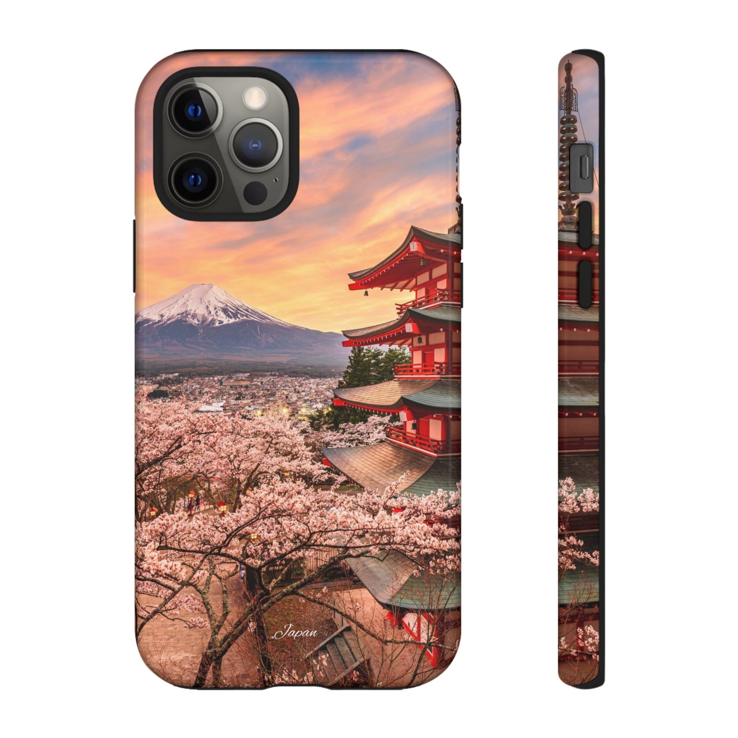 Cherry Blossoms Mt. Fuji phone case for iPhone, Galaxy and Pixel devices