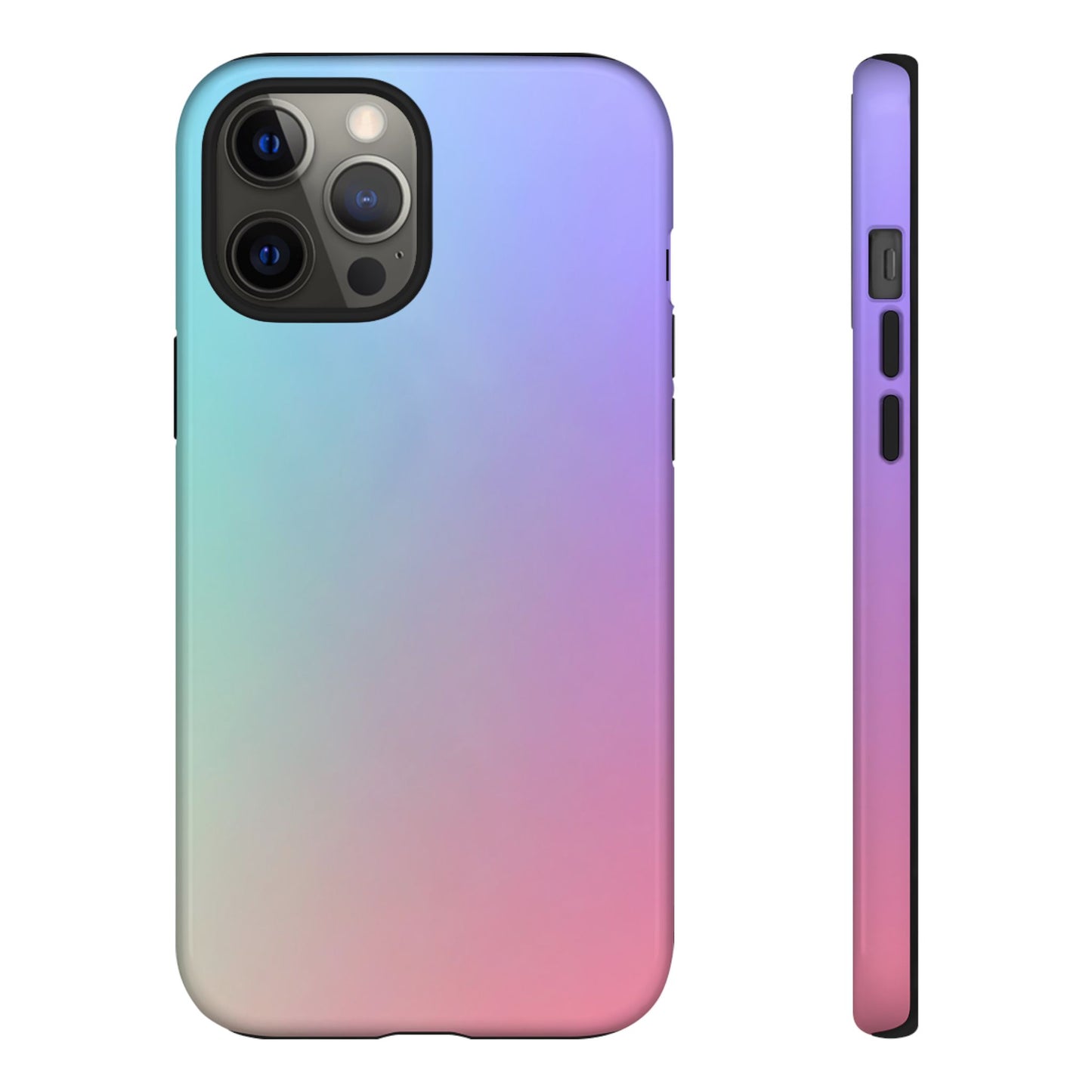 Cotton Candy: Quadcolor Pastel Gradient Tough Case for iPhone, Samsung Galaxy and Google Pixel devices