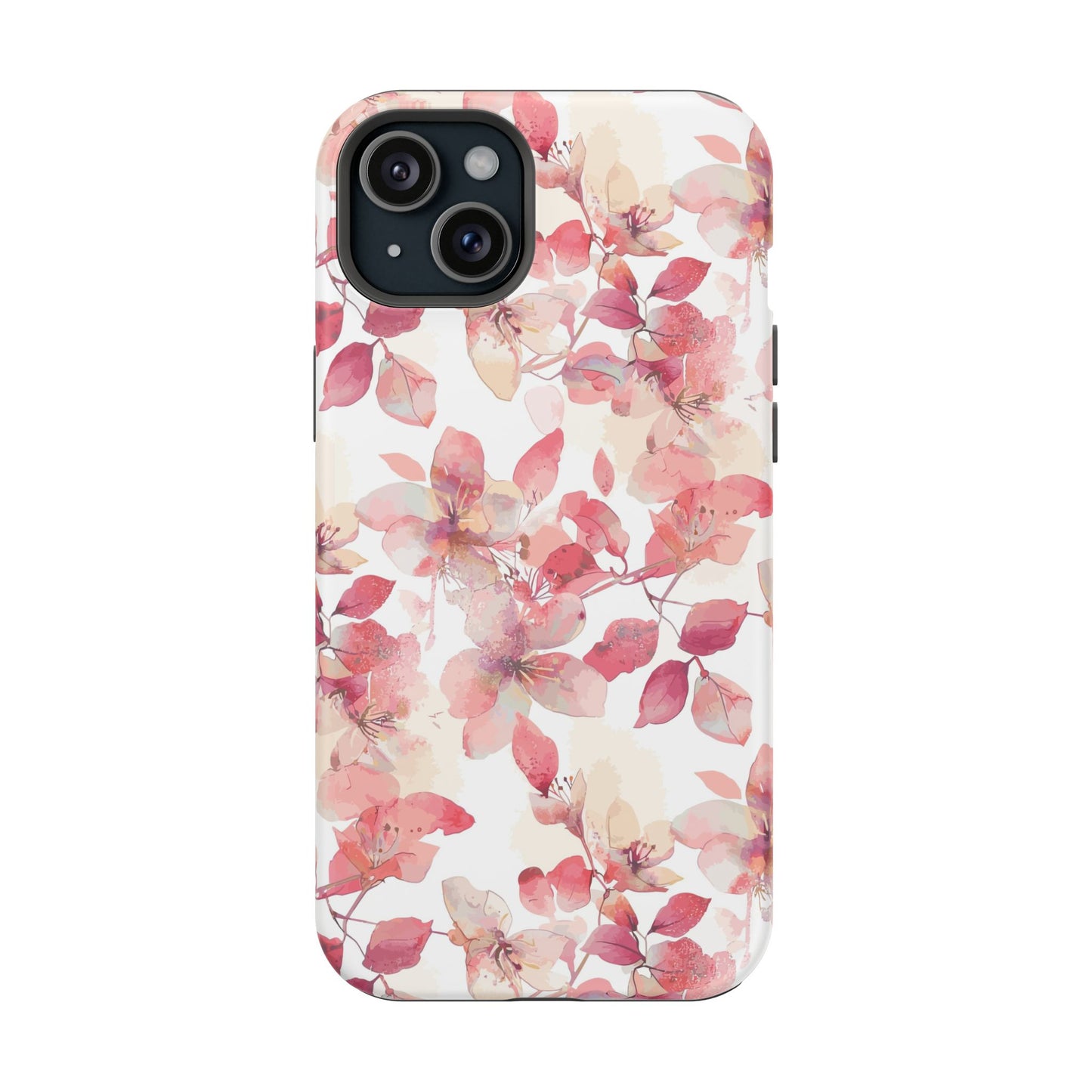 Watercolor Flowers: MagSafe case for iPhone