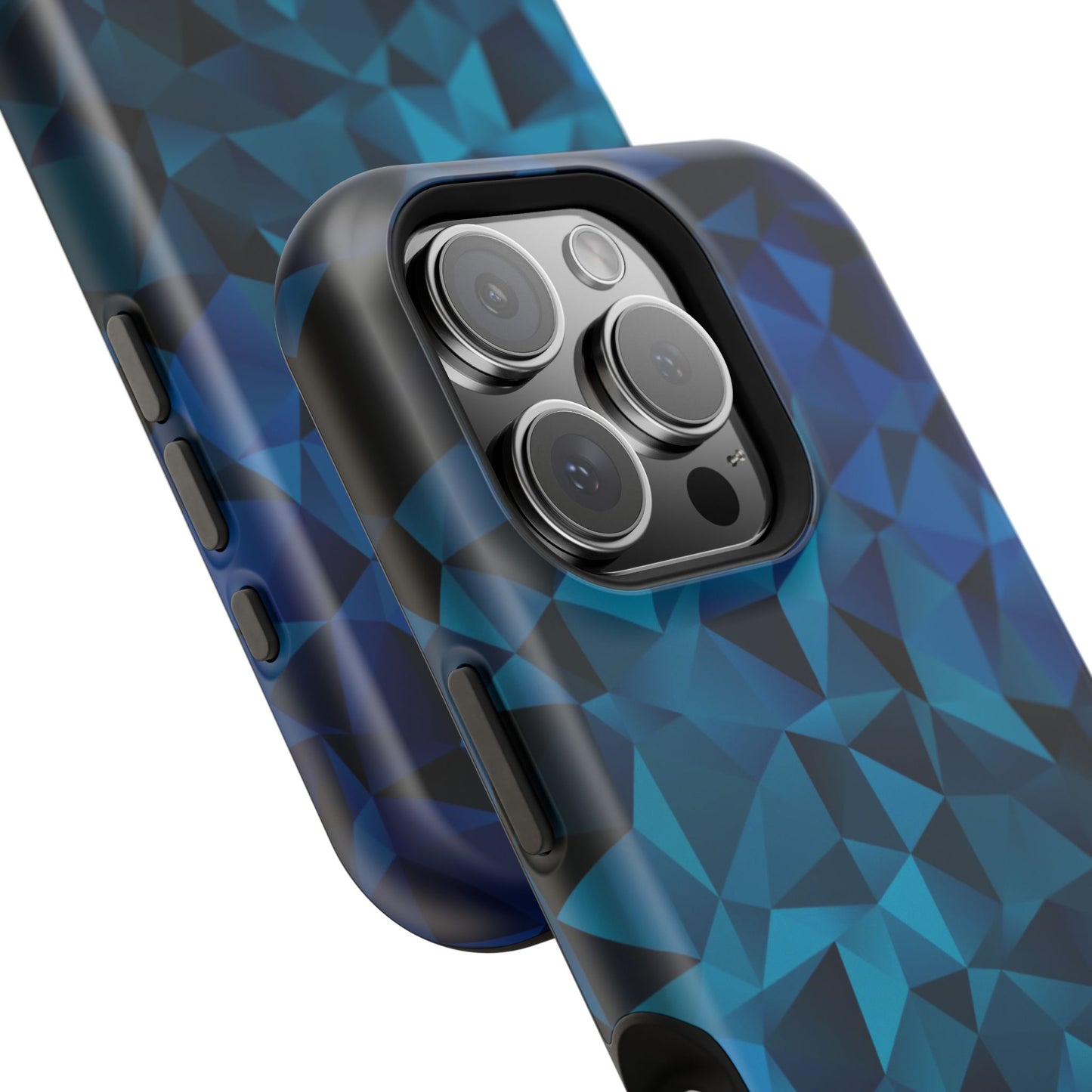 Blue Diamonds (MagSafe version): Elegant phone case for iPhone