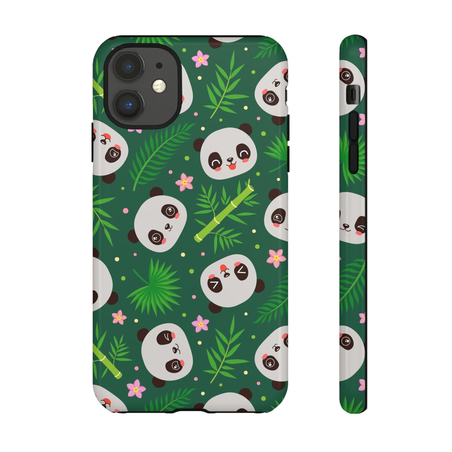 Cute Panda: Tough Case for iPhone, Samsung Galaxy and Google Pixel devices