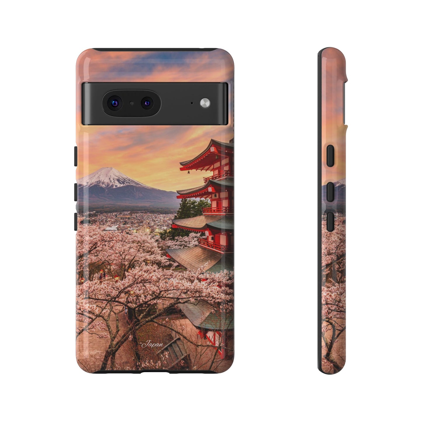 Cherry Blossoms Mt. Fuji phone case for iPhone, Galaxy and Pixel devices