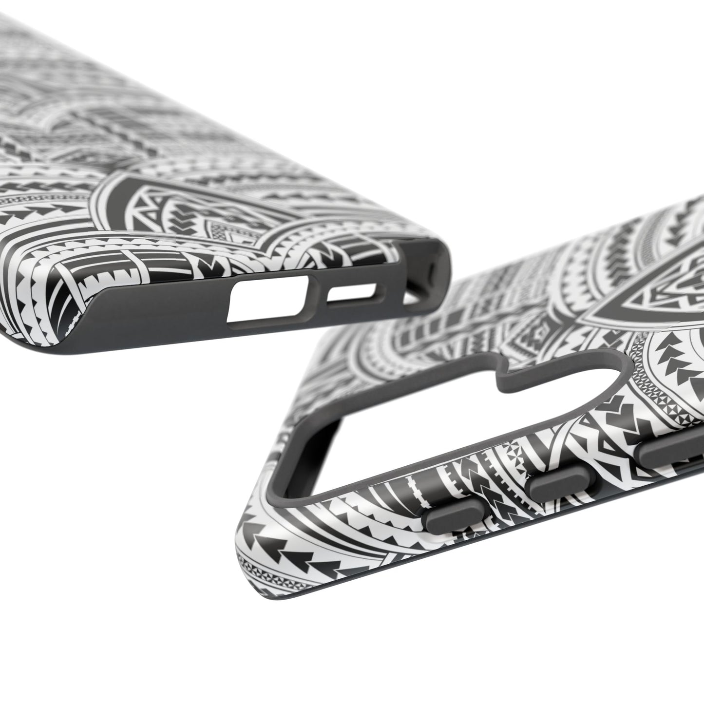 Tatoeage: telefoonhoesje met tribalpatroon voor iPhone, Samsung Galaxy en Google Pixel