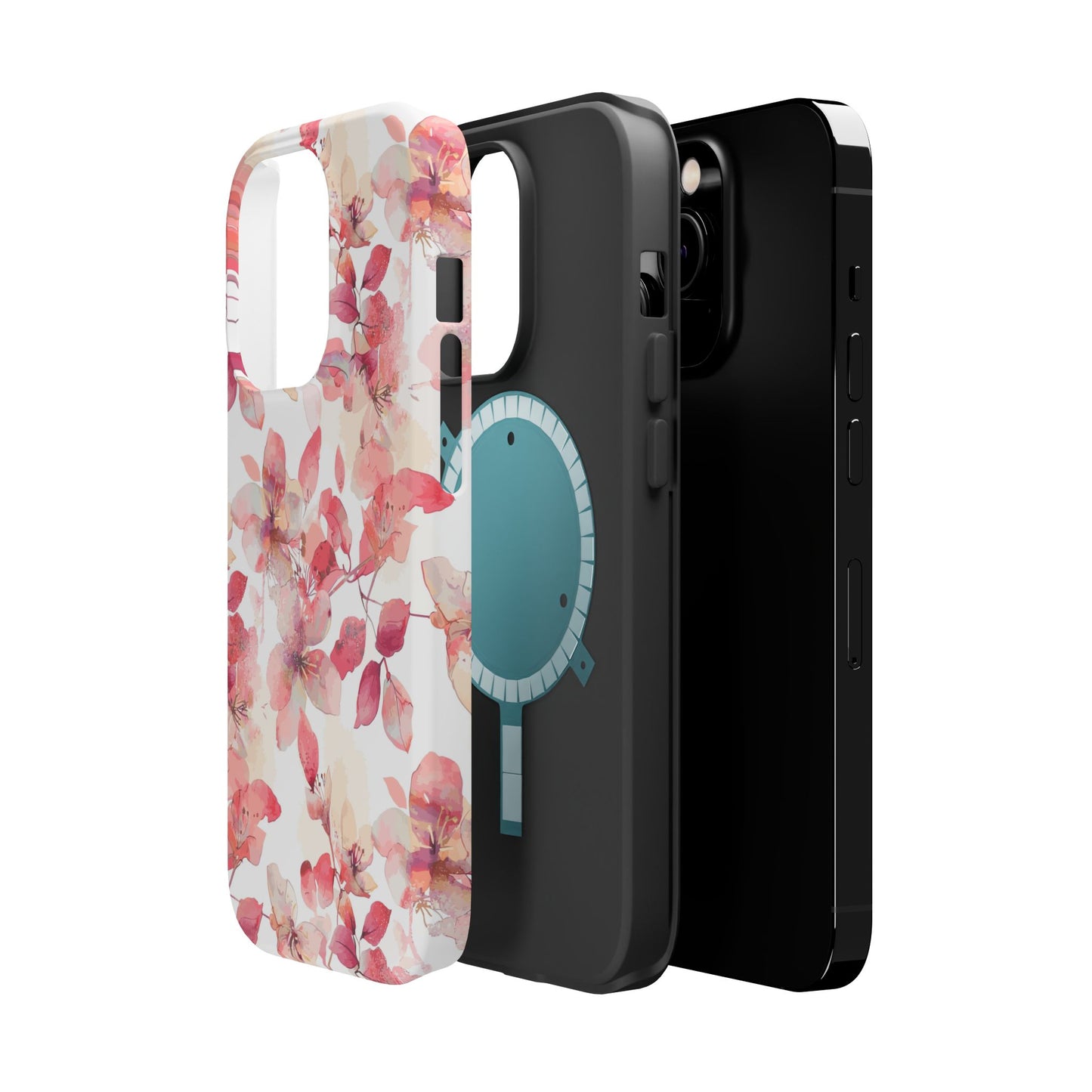 Watercolor Flowers: MagSafe case for iPhone