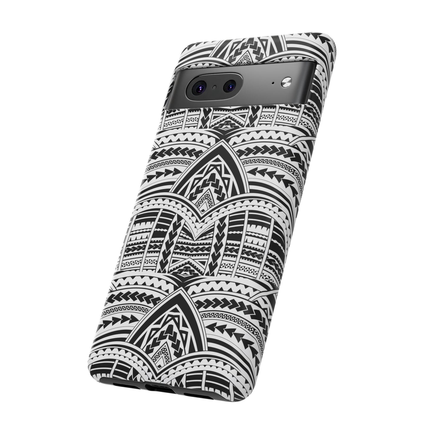 Tatoeage: telefoonhoesje met tribalpatroon voor iPhone, Samsung Galaxy en Google Pixel
