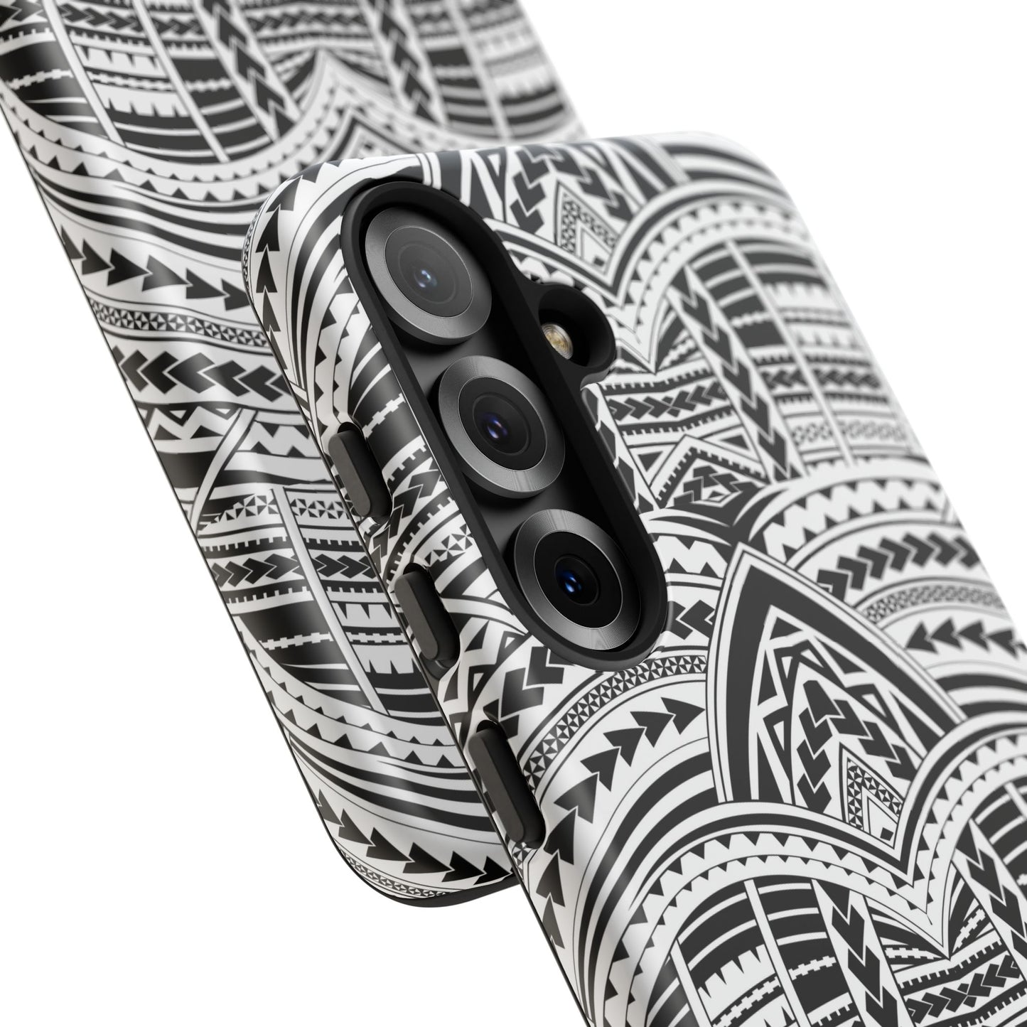 Tatoeage: telefoonhoesje met tribalpatroon voor iPhone, Samsung Galaxy en Google Pixel