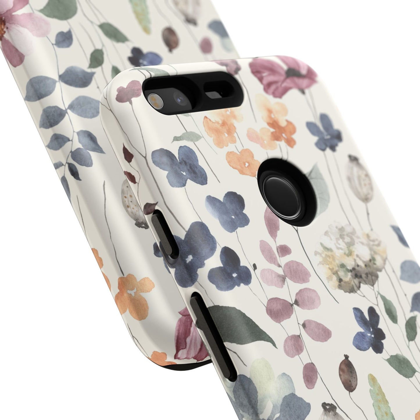 Floral prints phone case for iPhone, Samsung Galaxy and Pixel devices